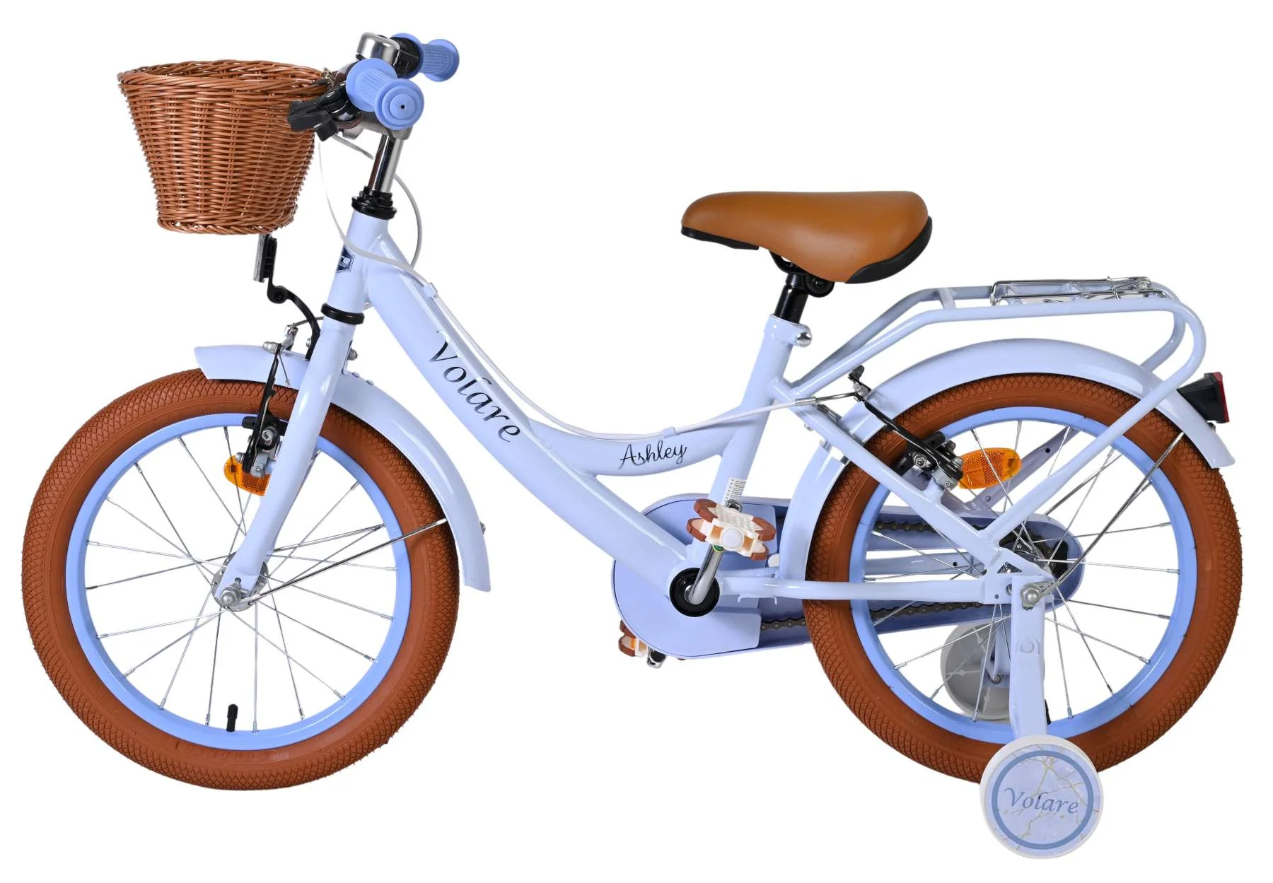 Volare Ashley Kinderfiets - Meisjes - 16 inch - Pastel Blauw- Twee Handremmen - Image 7