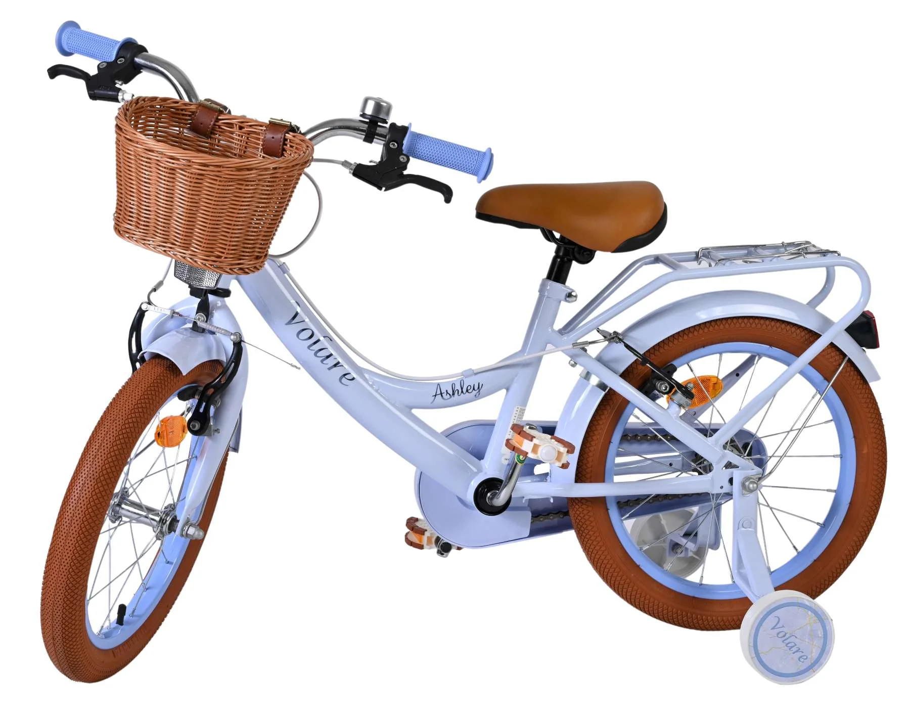 Volare Ashley Kinderfiets - Meisjes - 16 inch - Pastel Blauw- Twee Handremmen - Image 8