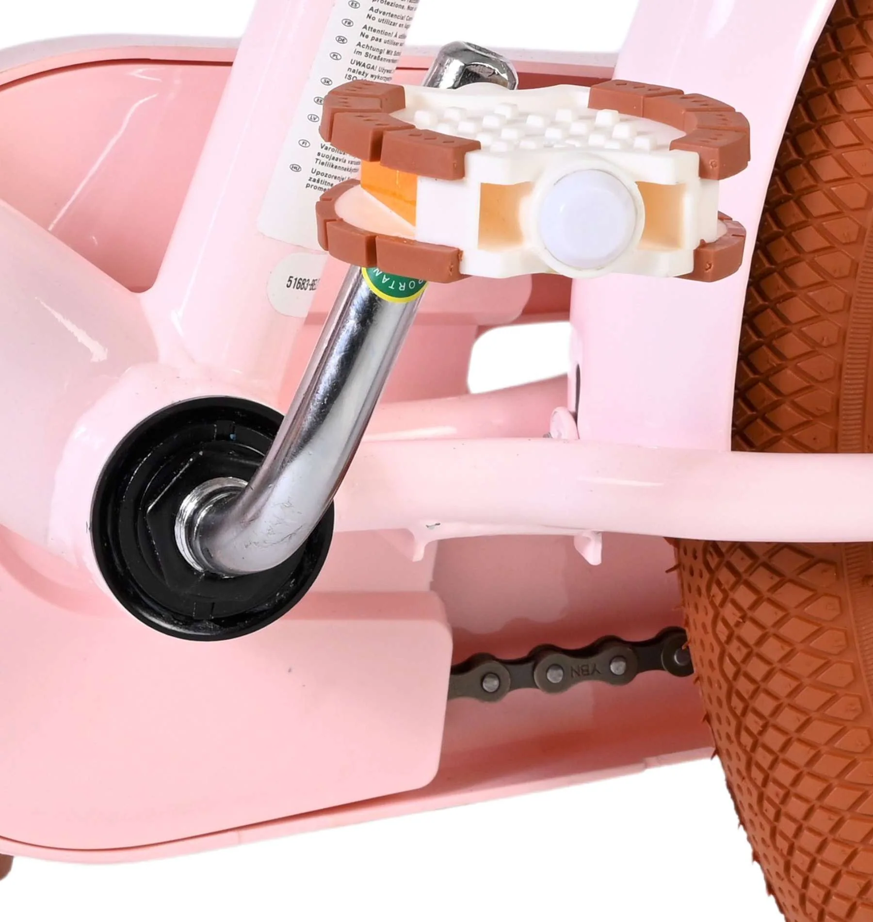 Volare Ashley Kinderfiets - Meisjes - 16 inch - Roze OUTLET - Image 9