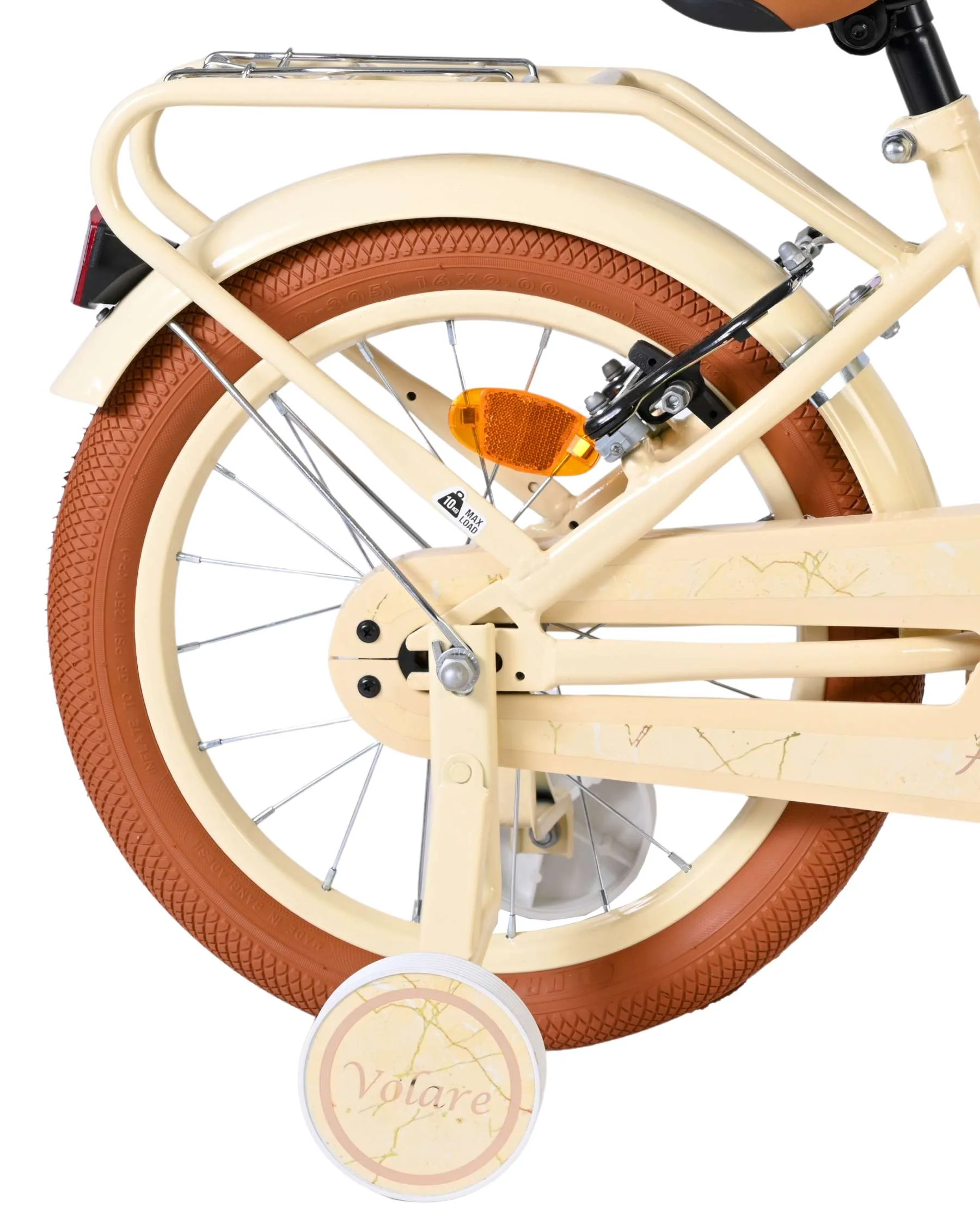 Volare Ashley Kinderfiets - Meisjes - 16 inch - Creme - Twee Handremmen - Image 2