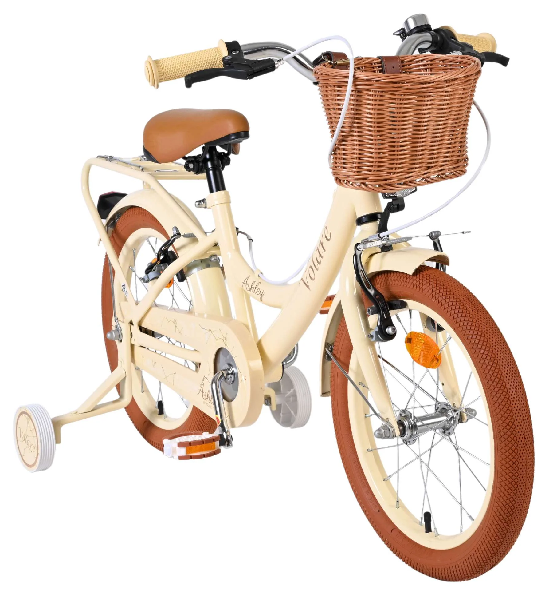 Volare Ashley Kinderfiets - Meisjes - 16 inch - Creme - Twee Handremmen - Image 5