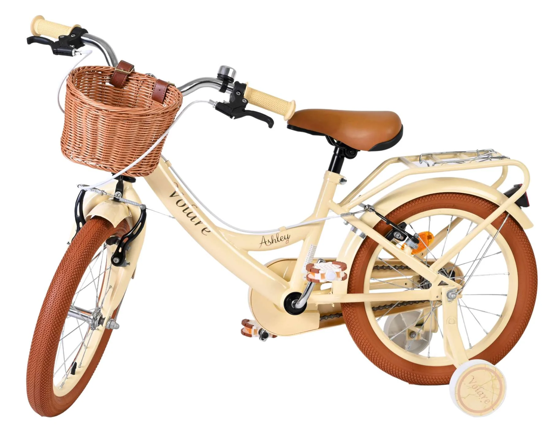 Volare Ashley Kinderfiets - Meisjes - 16 inch - Creme - Twee Handremmen - Image 8