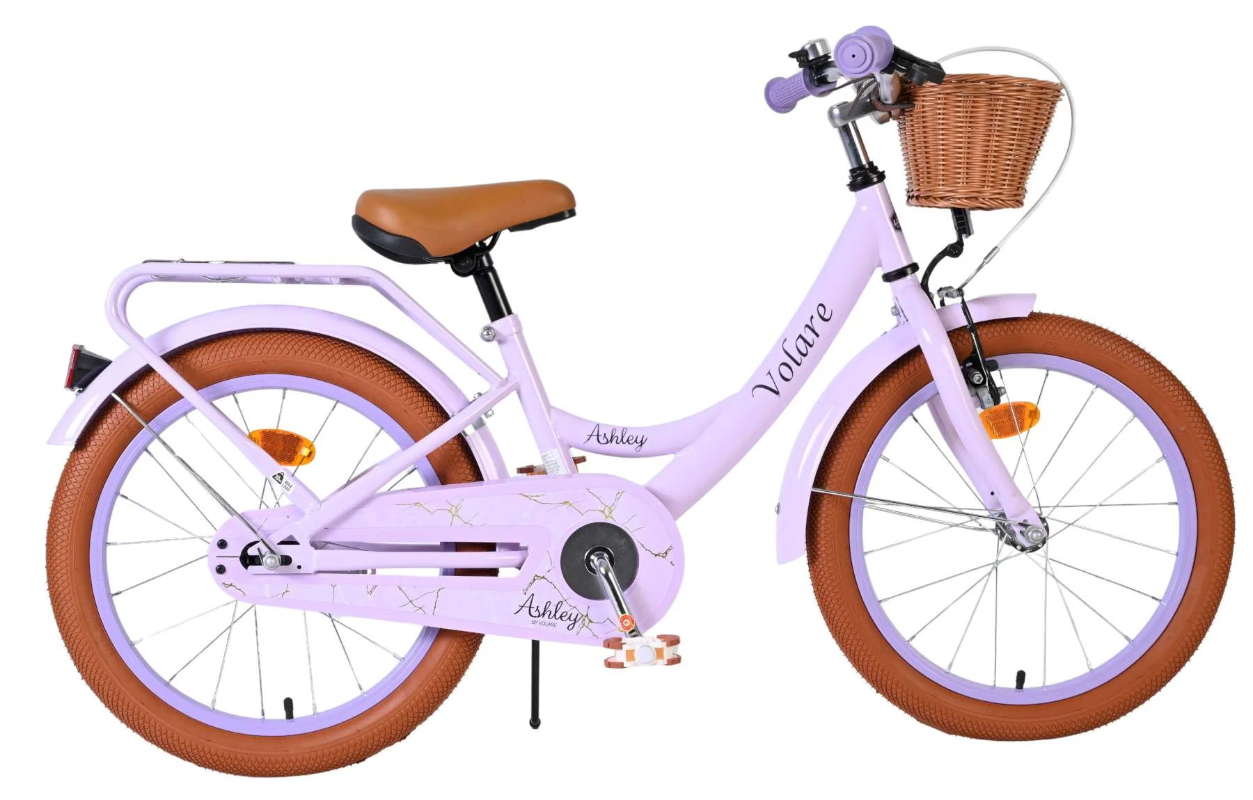 Volare Ashley Kinderfiets - Meisjes - 18 inch - Lila OUTLET