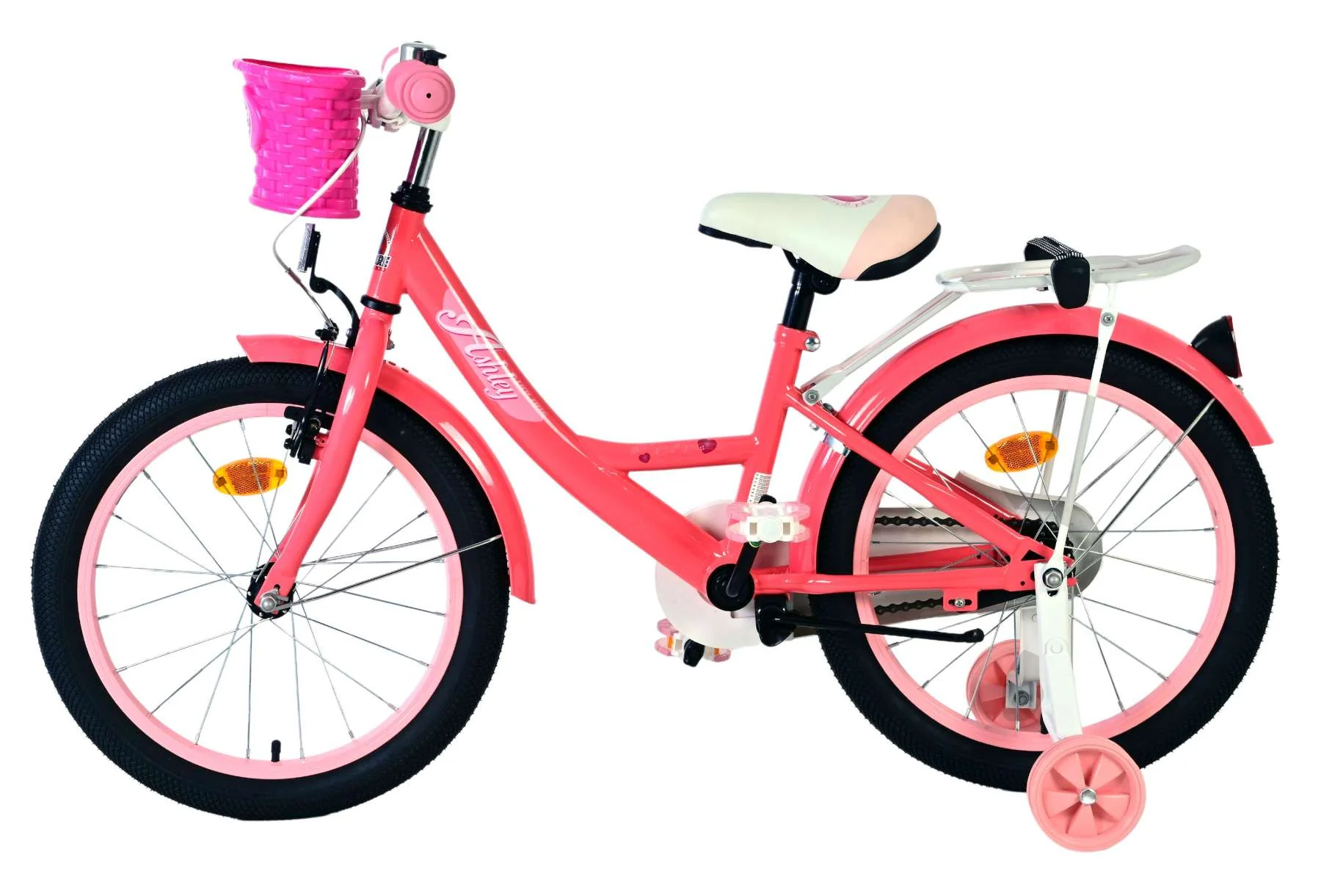 Volare Ashley Kinderfiets - Meisjes - 18 inch - Roze/Rood - Image 7