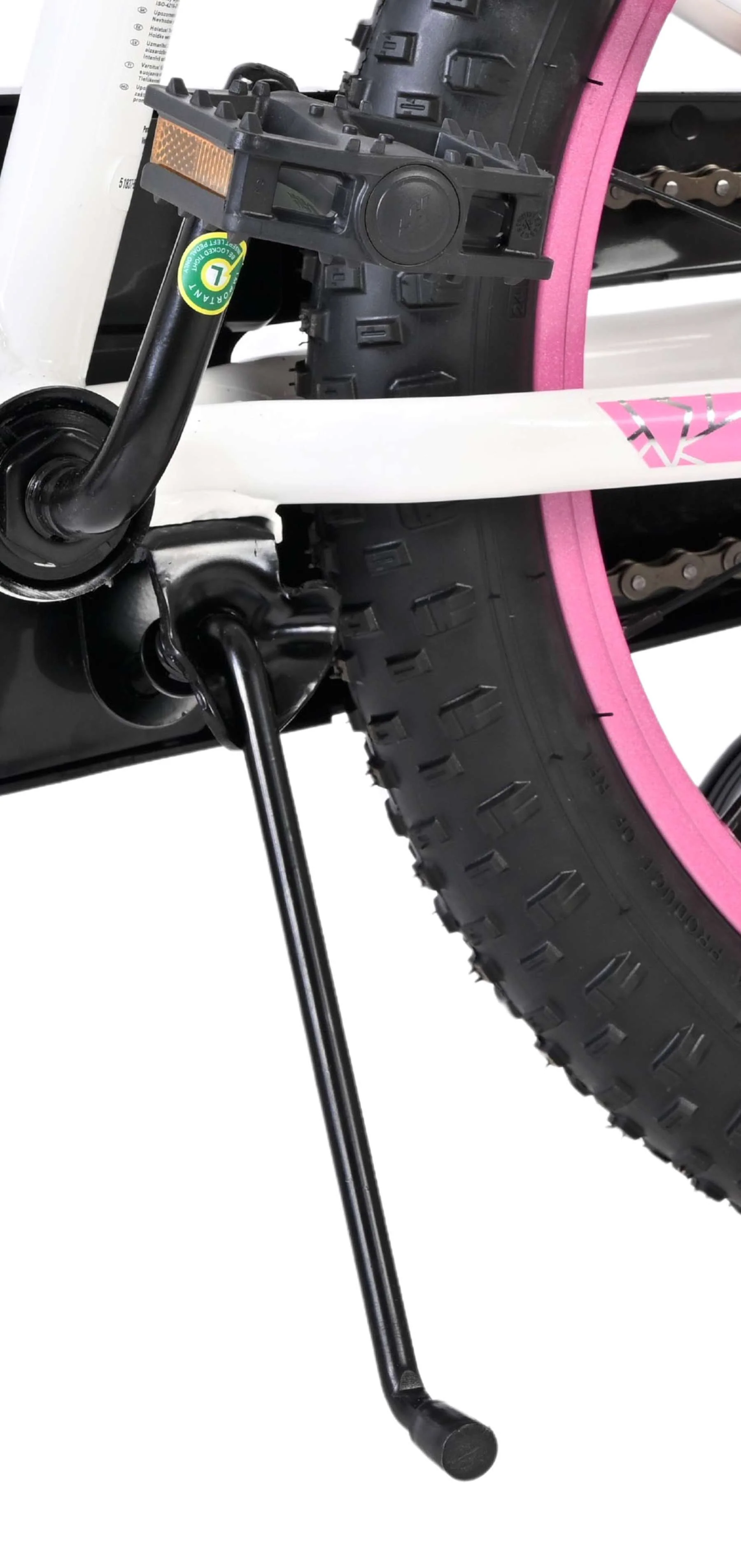 Volare Lily Kinderfiets - Meisjes - 18 inch - Wit Roze Paars - Image 9