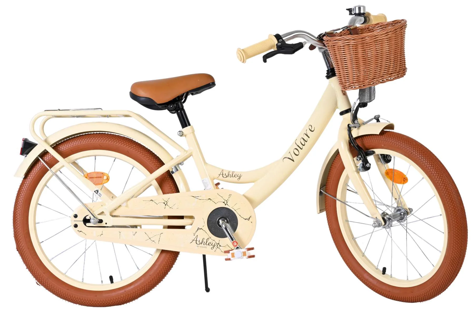 Volare Ashley Kinderfiets - Meisjes - 18 inch - Creme - Image 10