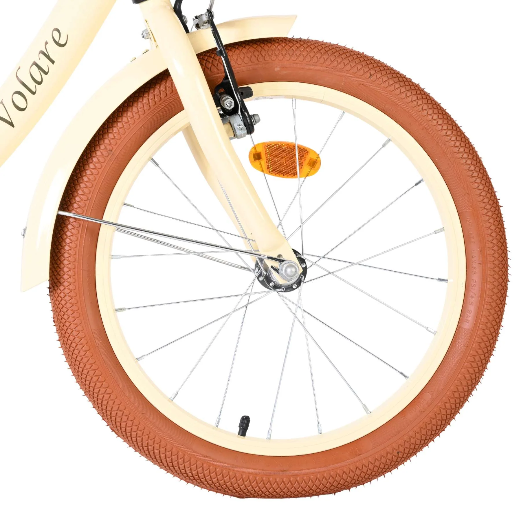 Volare Ashley Kinderfiets - Meisjes - 18 inch - Creme - Image 3