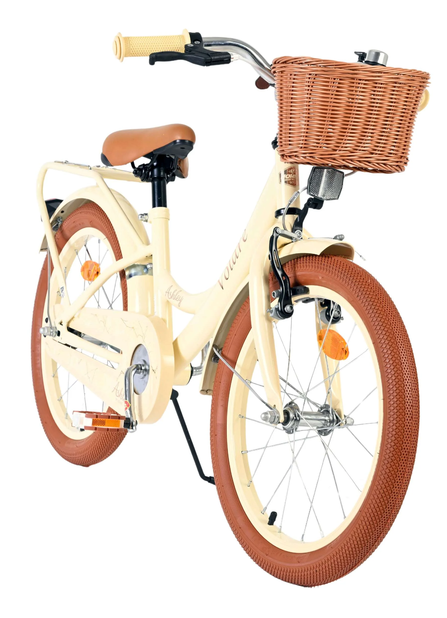 Volare Ashley Kinderfiets - Meisjes - 18 inch - Creme - Image 5