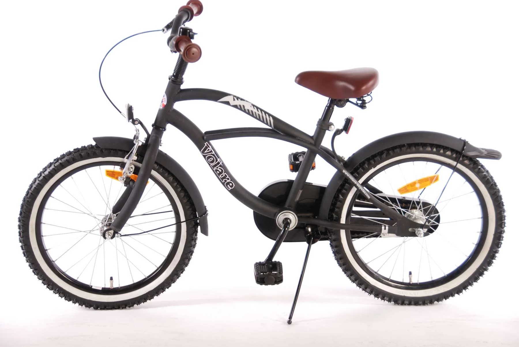 Volare Black Cruiser 18 inch jongensfiets OUTLET - Image 2