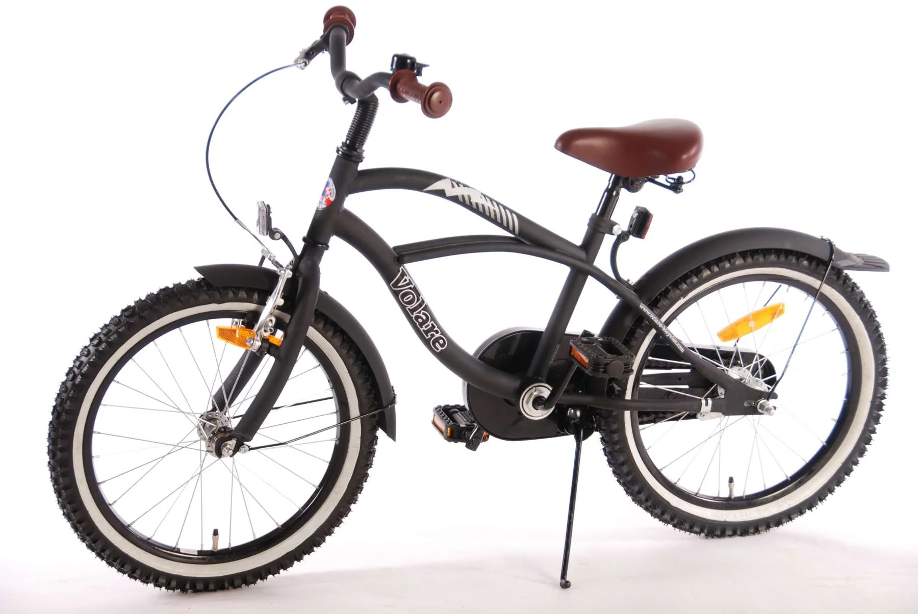 Volare Black Cruiser 18 inch jongensfiets OUTLET - Image 3