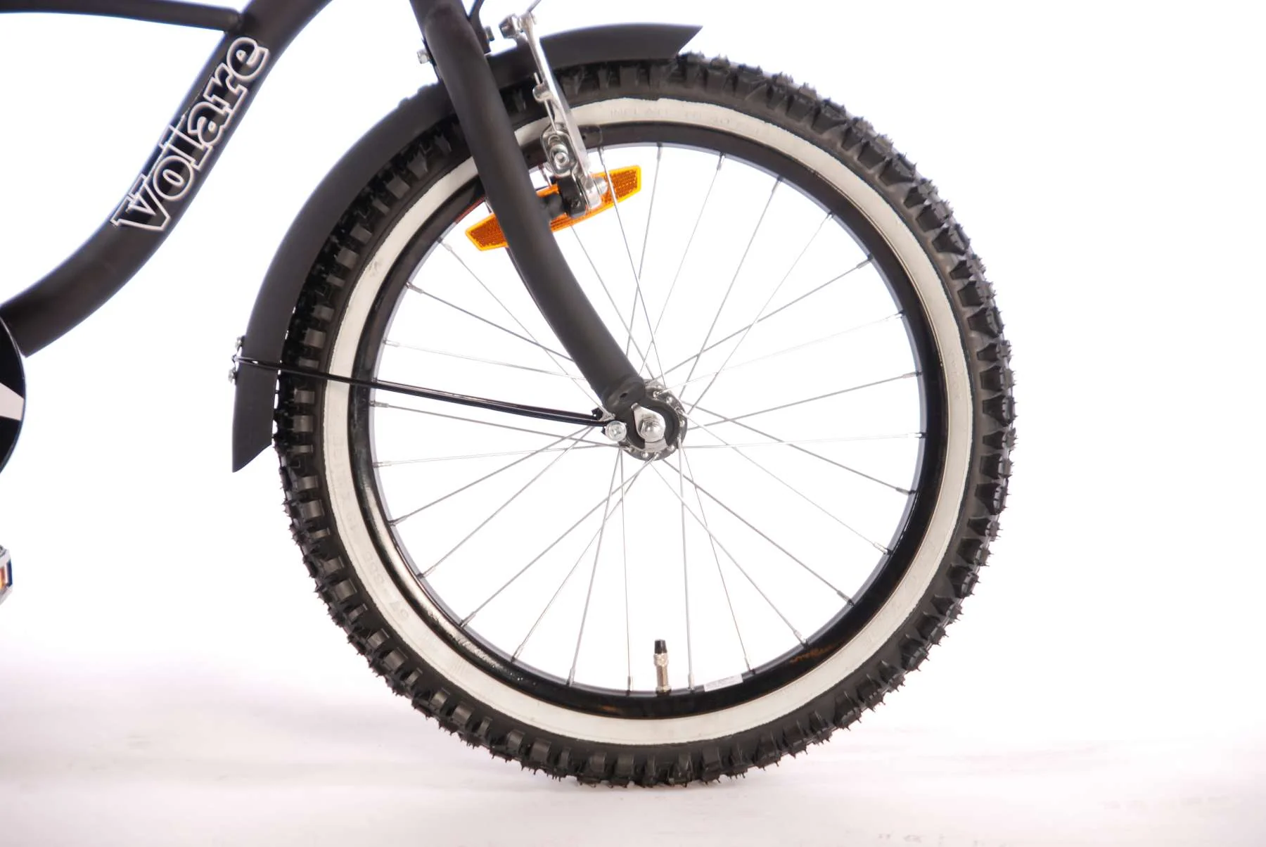 Volare Black Cruiser 18 inch jongensfiets OUTLET - Image 5