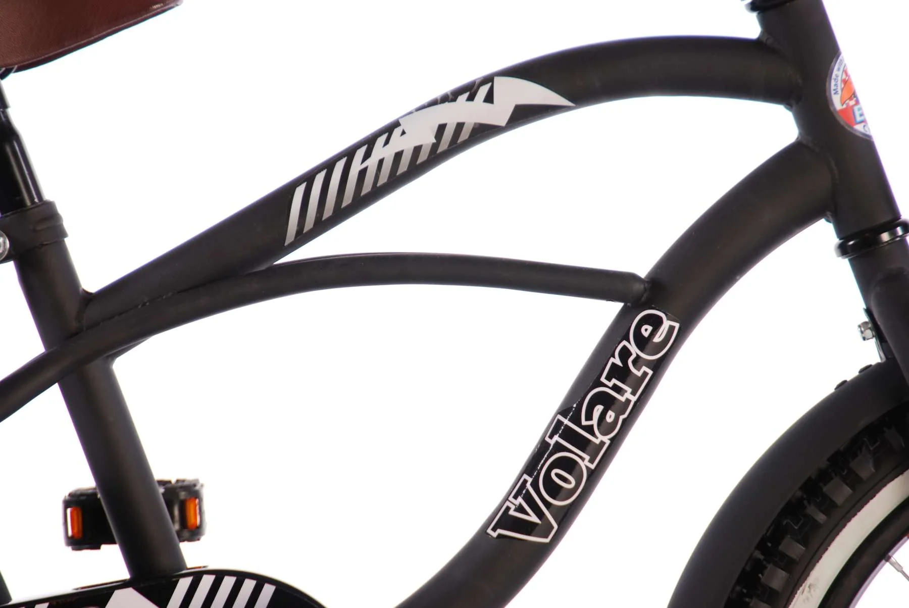 Volare Black Cruiser 18 inch jongensfiets OUTLET - Image 6