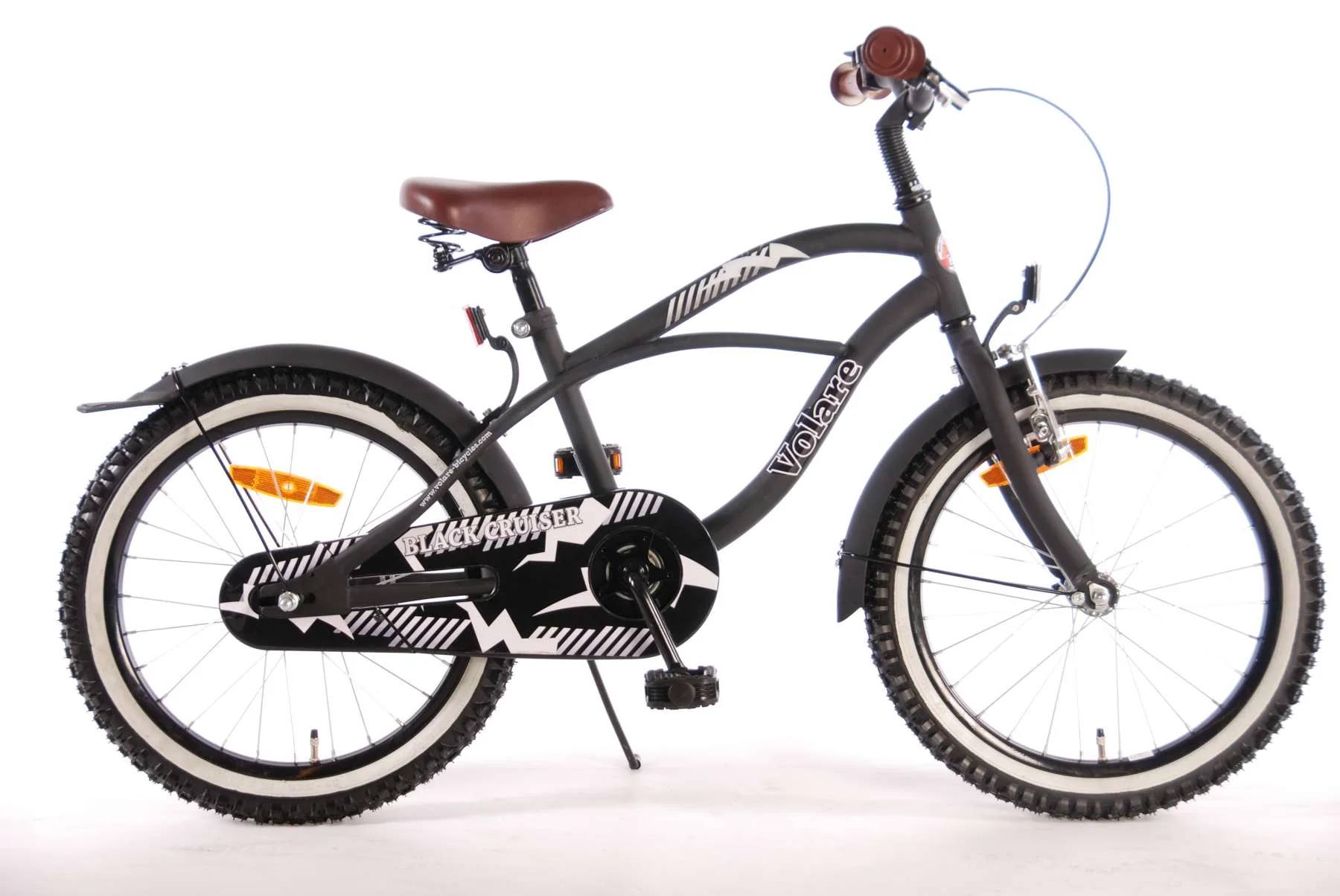 Volare Black Cruiser 18 inch jongensfiets OUTLET - Image 9