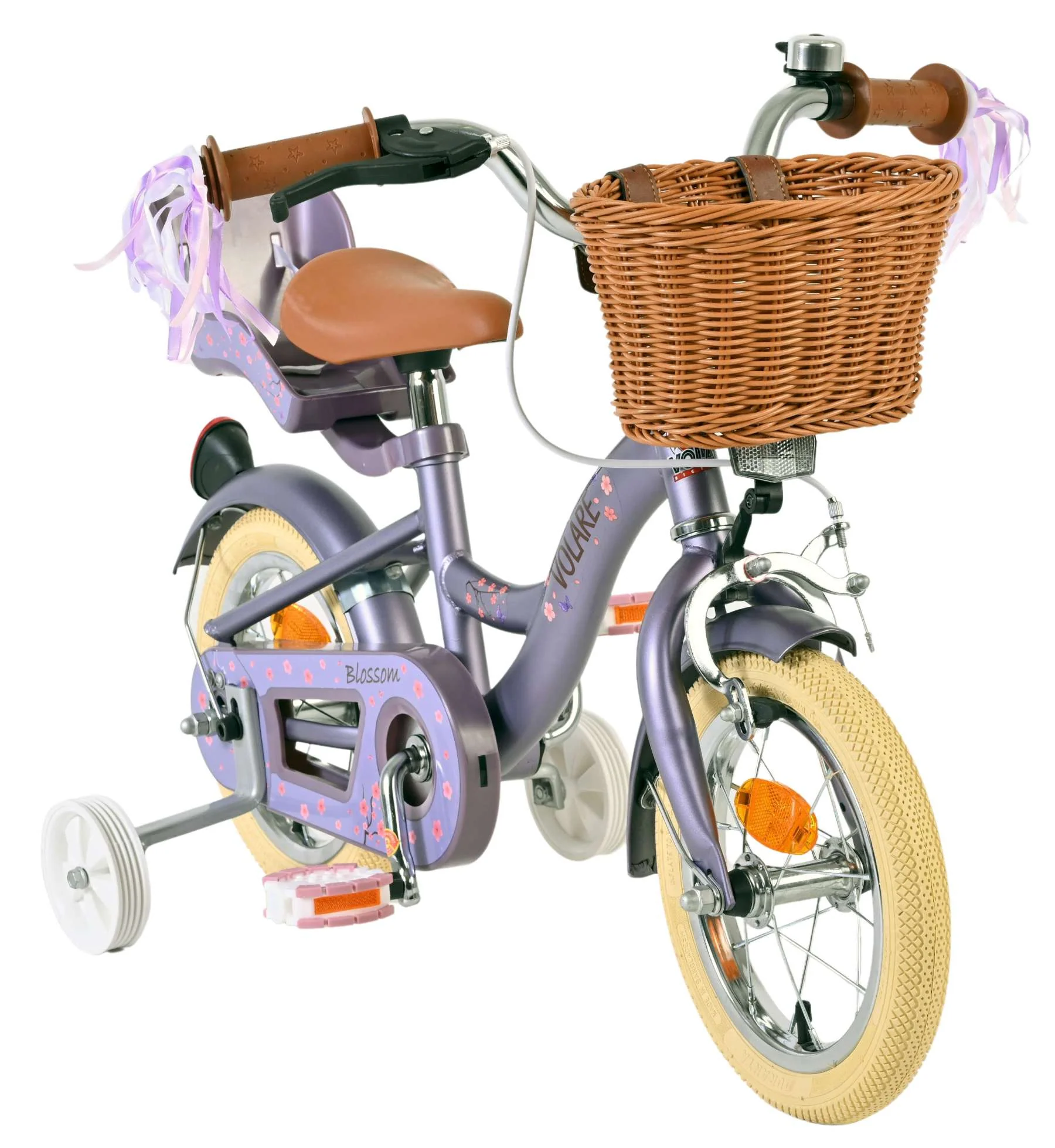Volare Blossom Kinderfiets - Meisjes - 12 inch - Paars - OUTLET - Image 5