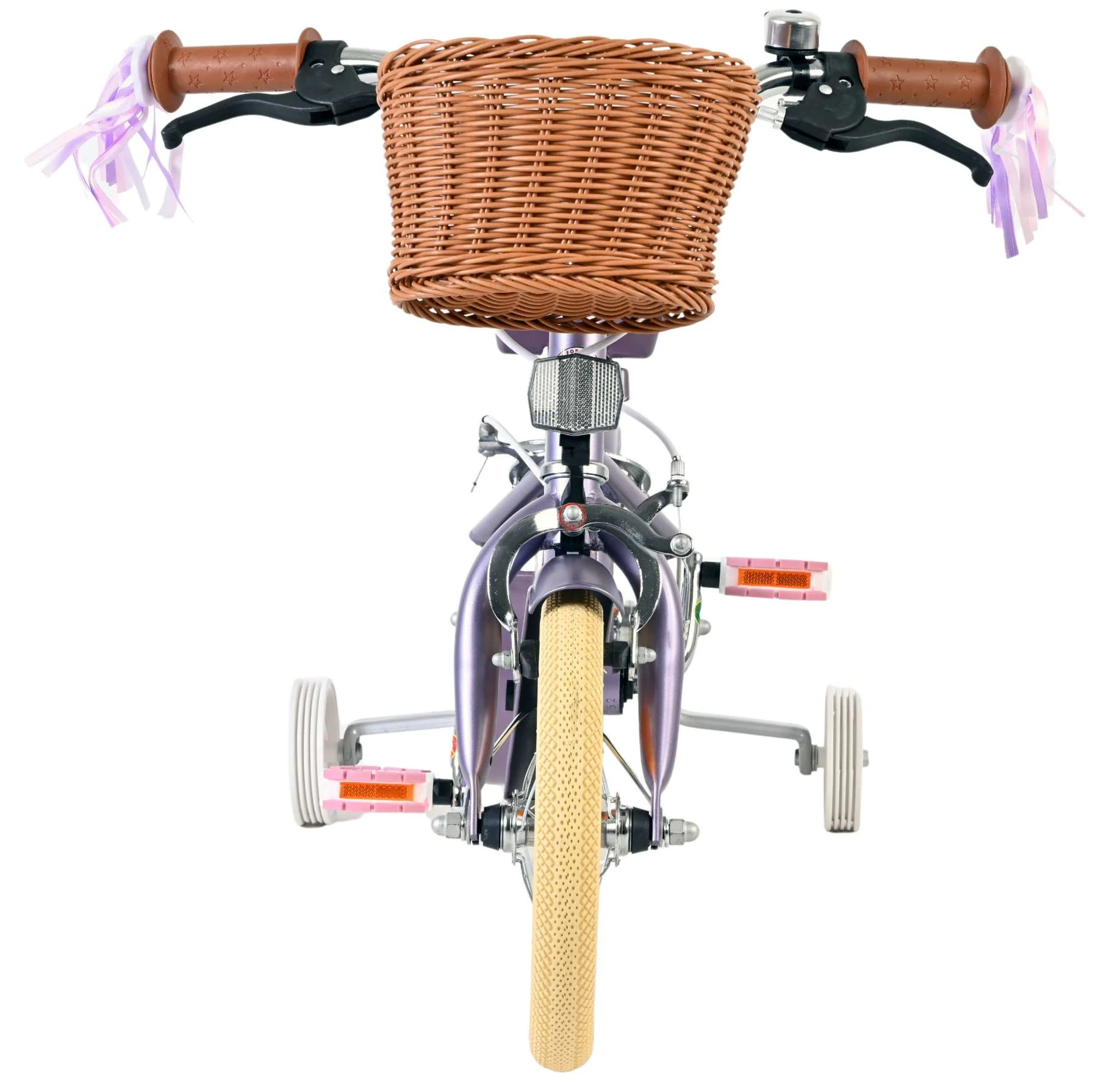 Volare Blossom Kinderfiets - Meisjes - 12 inch - Paars - Twee handremmen - Image 6
