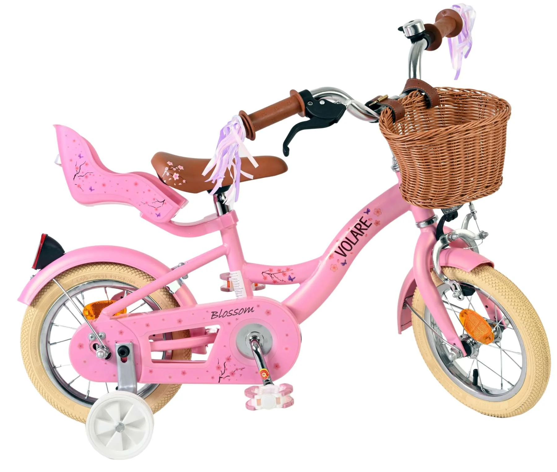 Volare Blossom Kinderfiets - Meisjes - 12 inch - Roze - Image 10