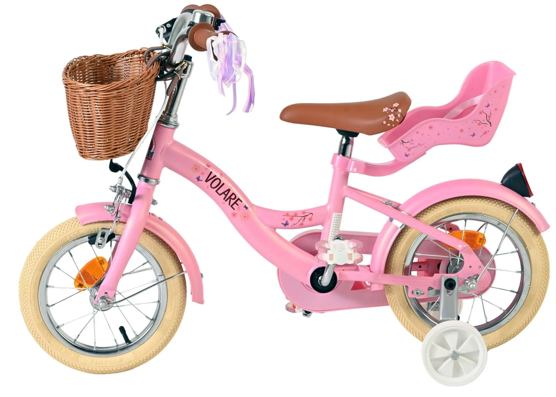 Volare Blossom Kinderfiets - Meisjes - 12 inch - Roze - Image 7