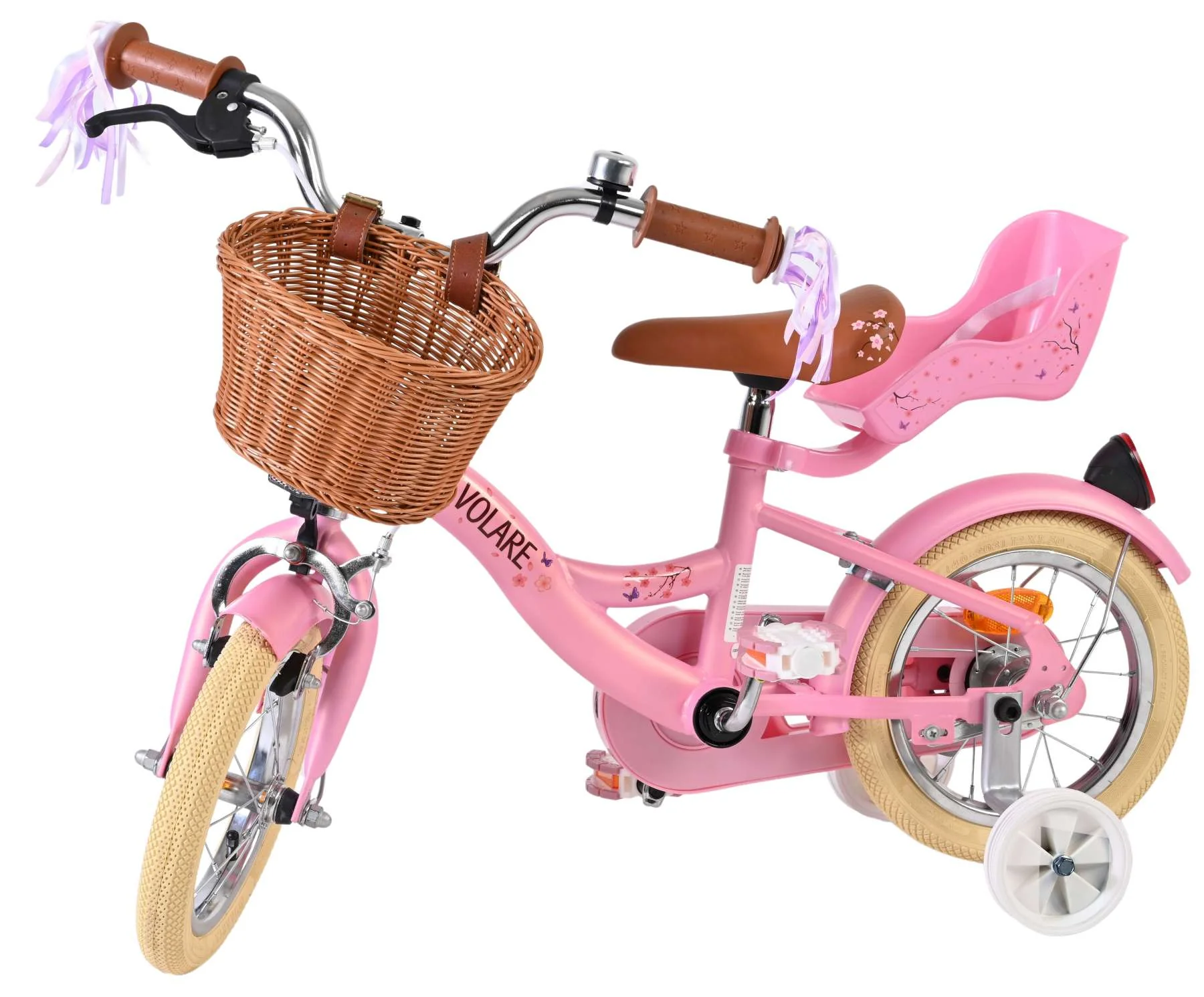 Volare Blossom Kinderfiets - Meisjes - 12 inch - Roze - Image 8