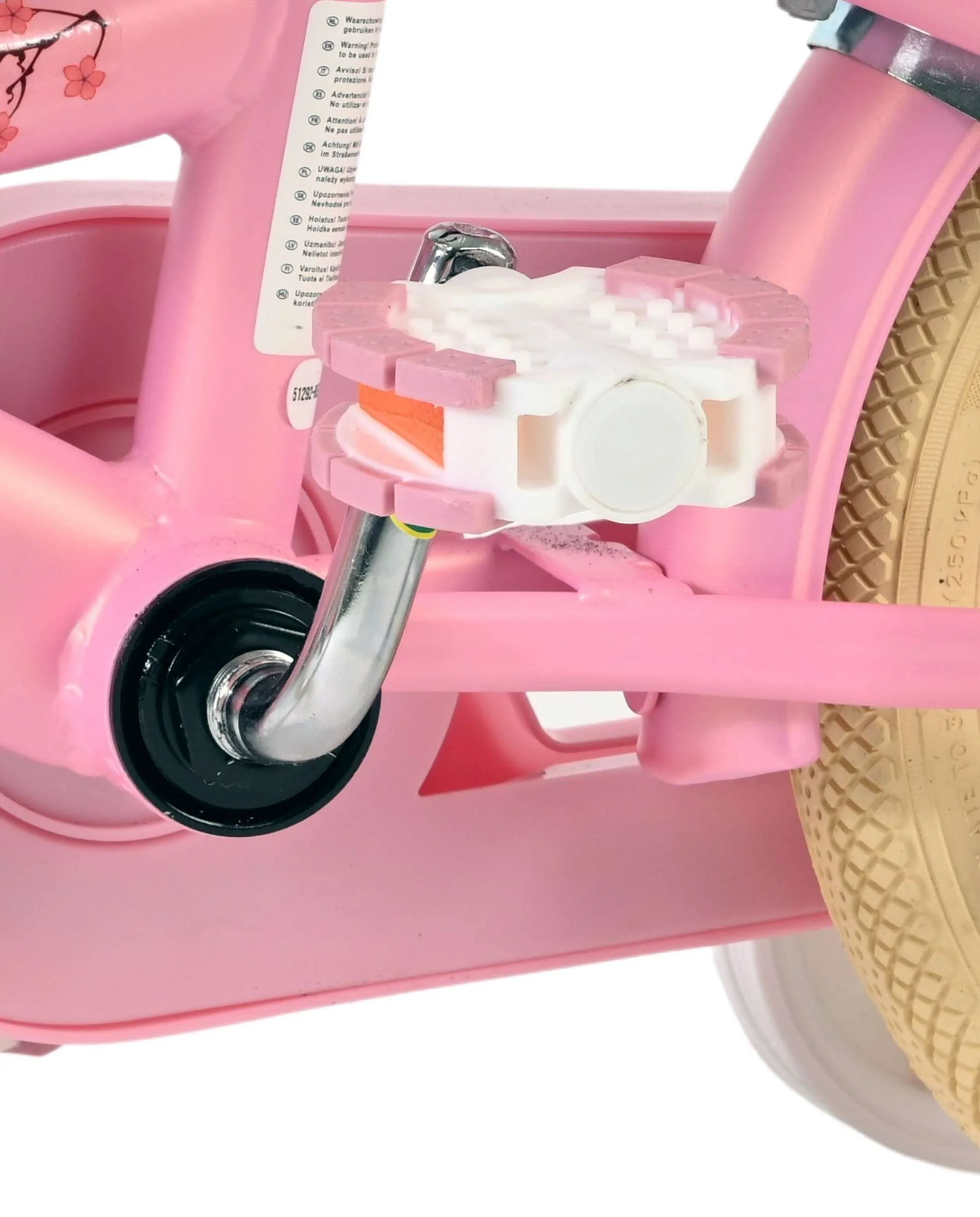 Volare Blossom Kinderfiets - Meisjes - 12 inch - Roze - Image 9