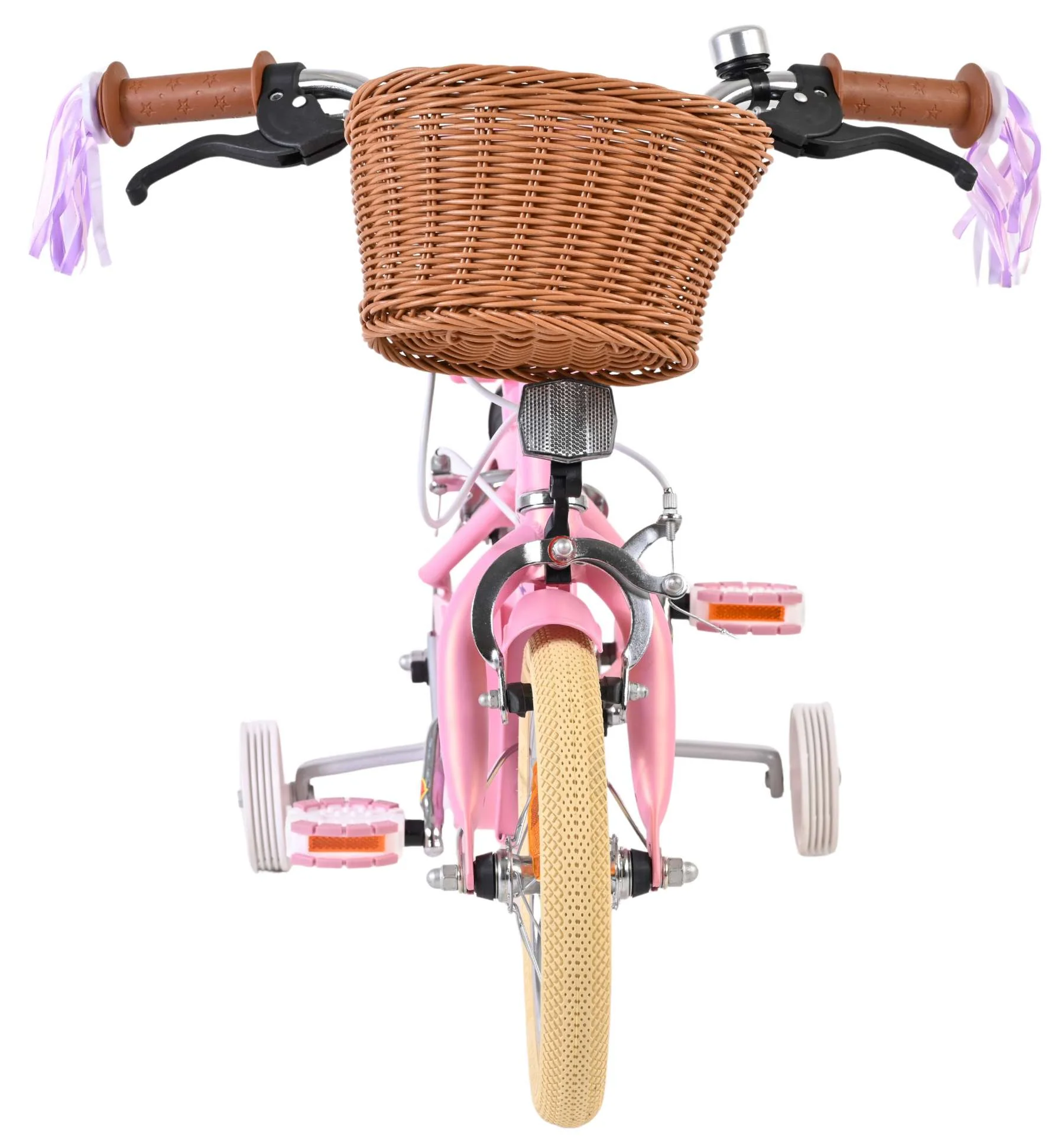 Volare Blossom Kinderfiets - Meisjes - 12 inch - Roze - Twee handremmen - Image 6