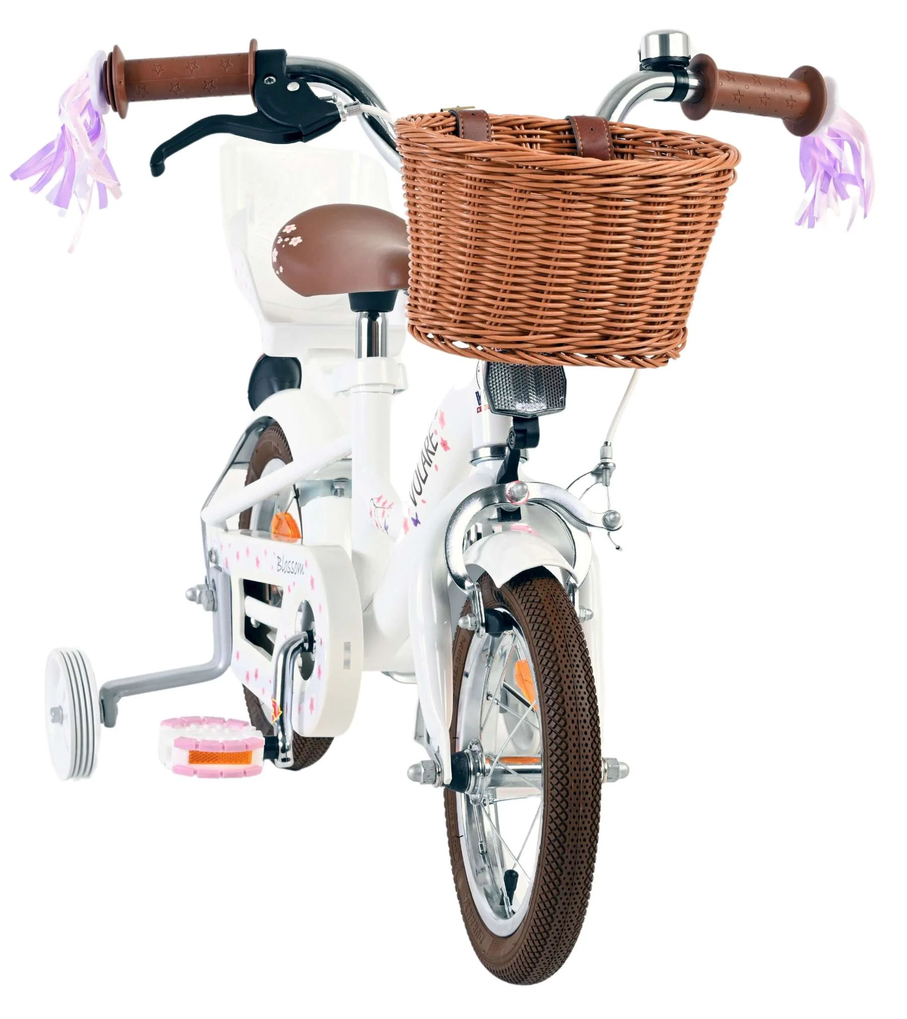 Volare Blossom Kinderfiets - Meisjes - 12 inch - Wit - Image 5