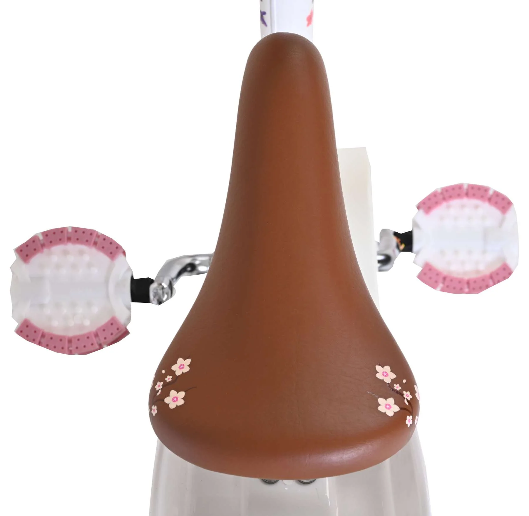 Volare Blossom Kinderfiets - Meisjes - 12 inch - Wit - Twee handremmen - Image 4