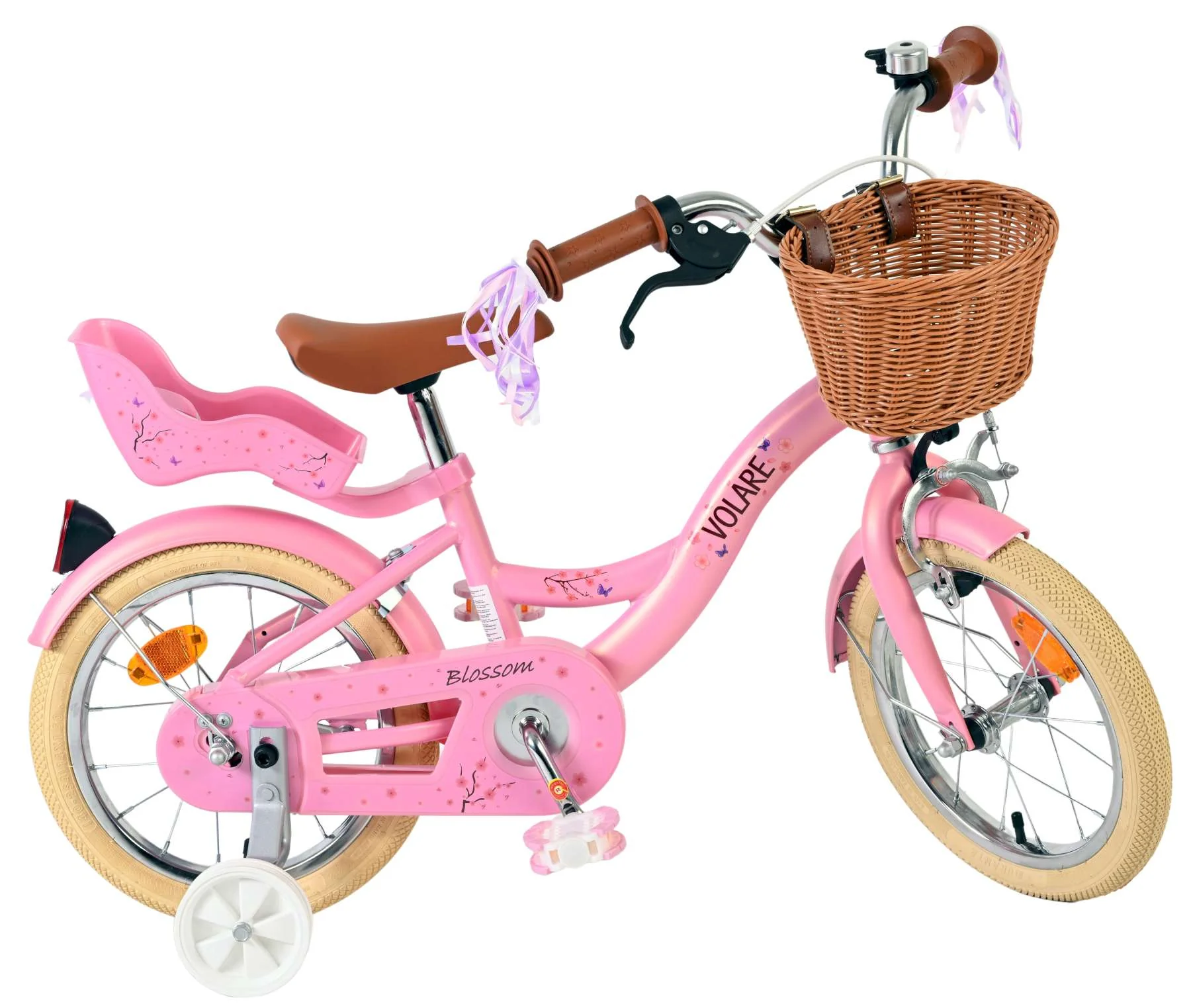 Volare Blossom Kinderfiets - Meisjes - 14 inch - Roze OUTLET - Image 10
