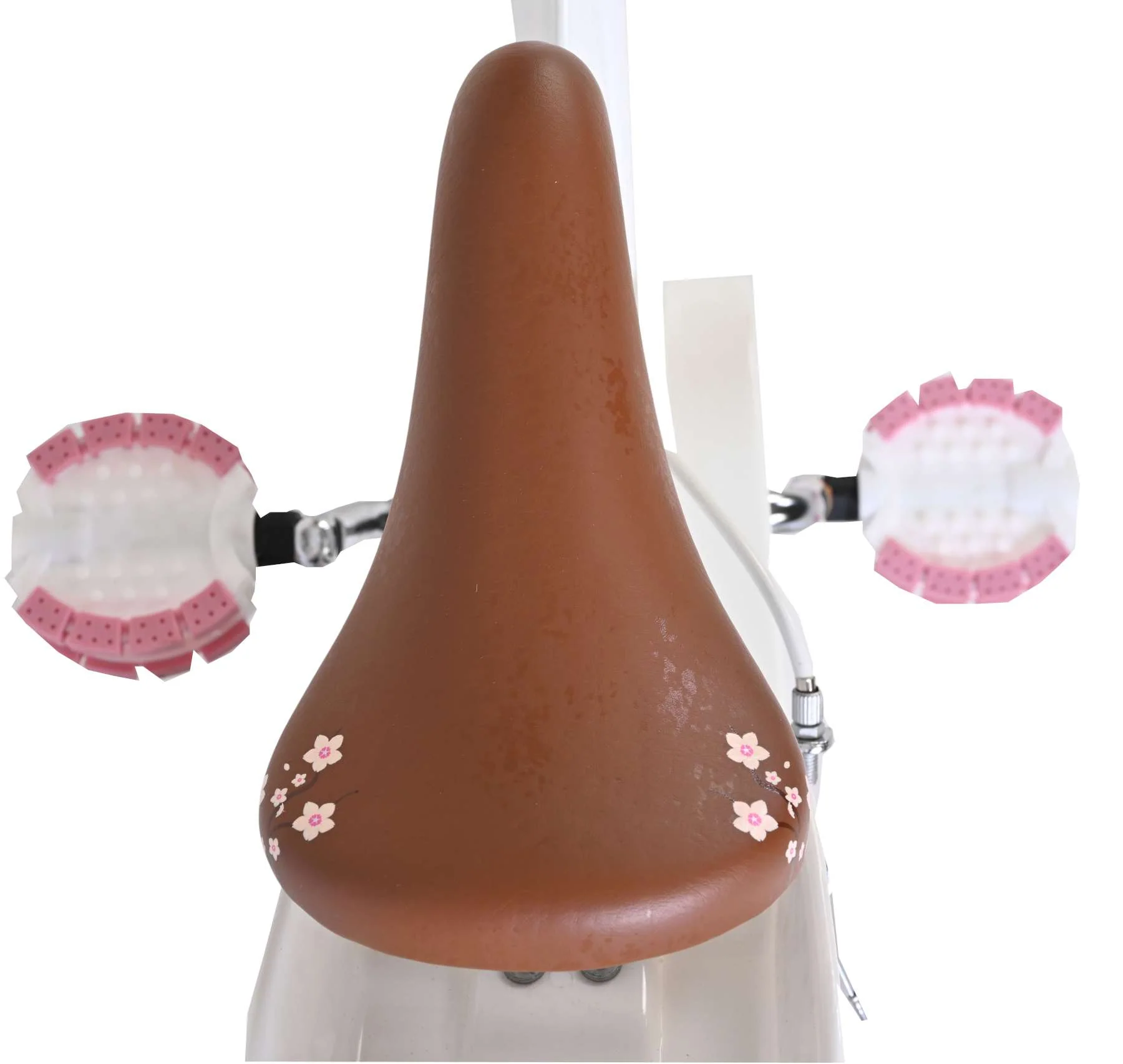 Volare Blossom Kinderfiets - Meisjes - 14 inch - Wit - Twee Handremmen - Image 4
