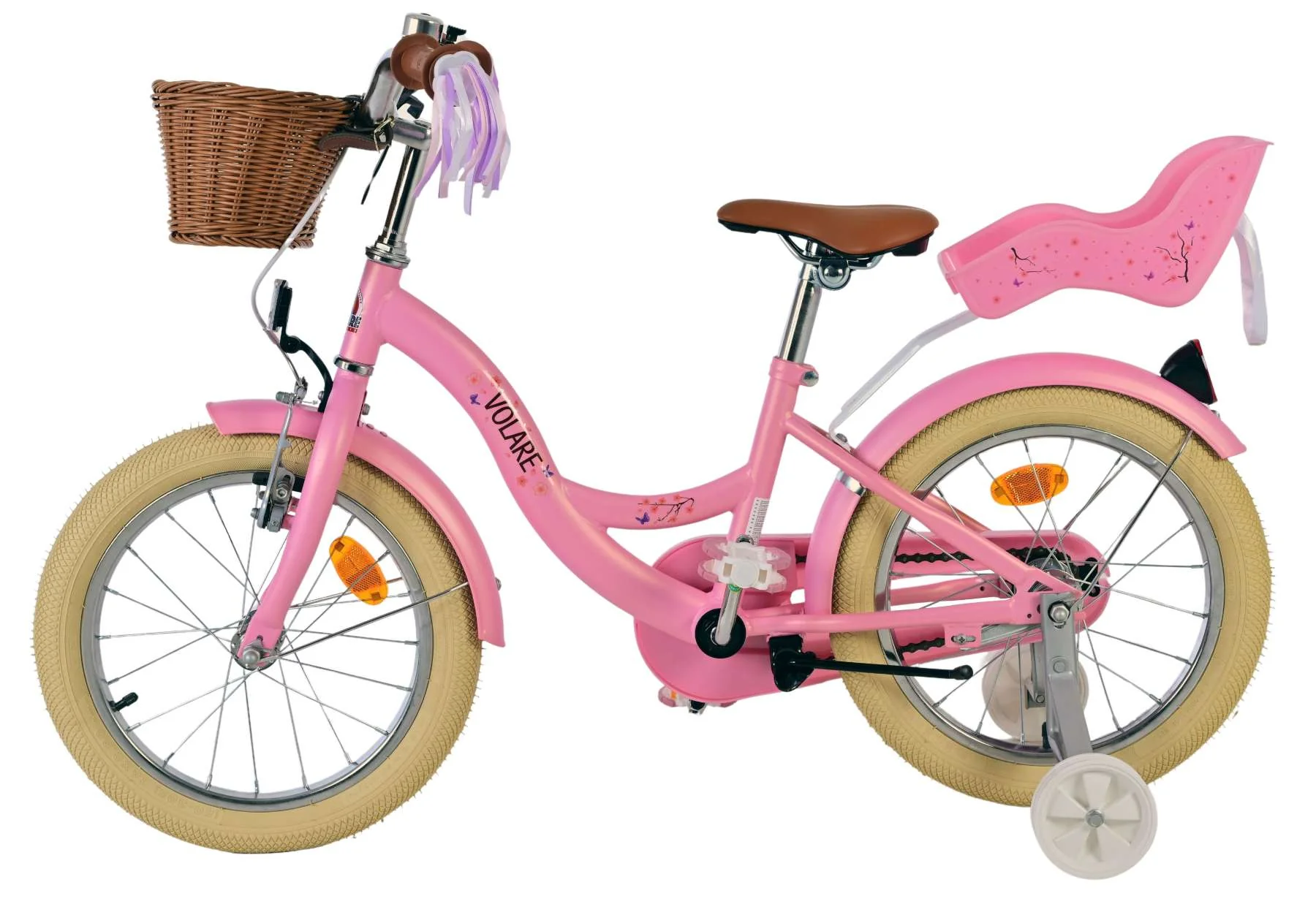 Volare Blossom Kinderfiets - Meisjes - 16 inch - Roze - Image 8