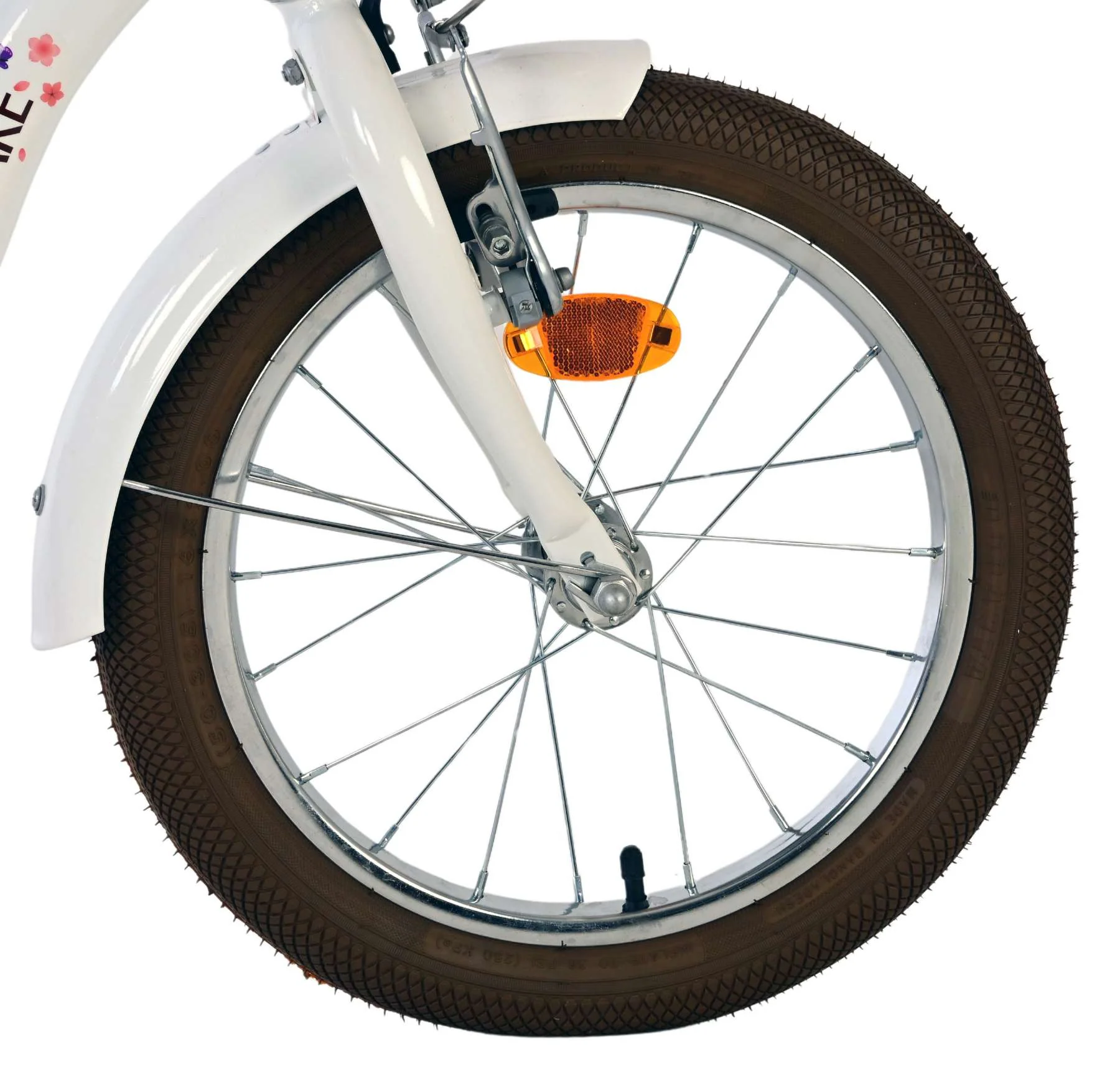 Volare Blossom Kinderfiets - Meisjes - 16 inch - Wit OUTLET - Image 3