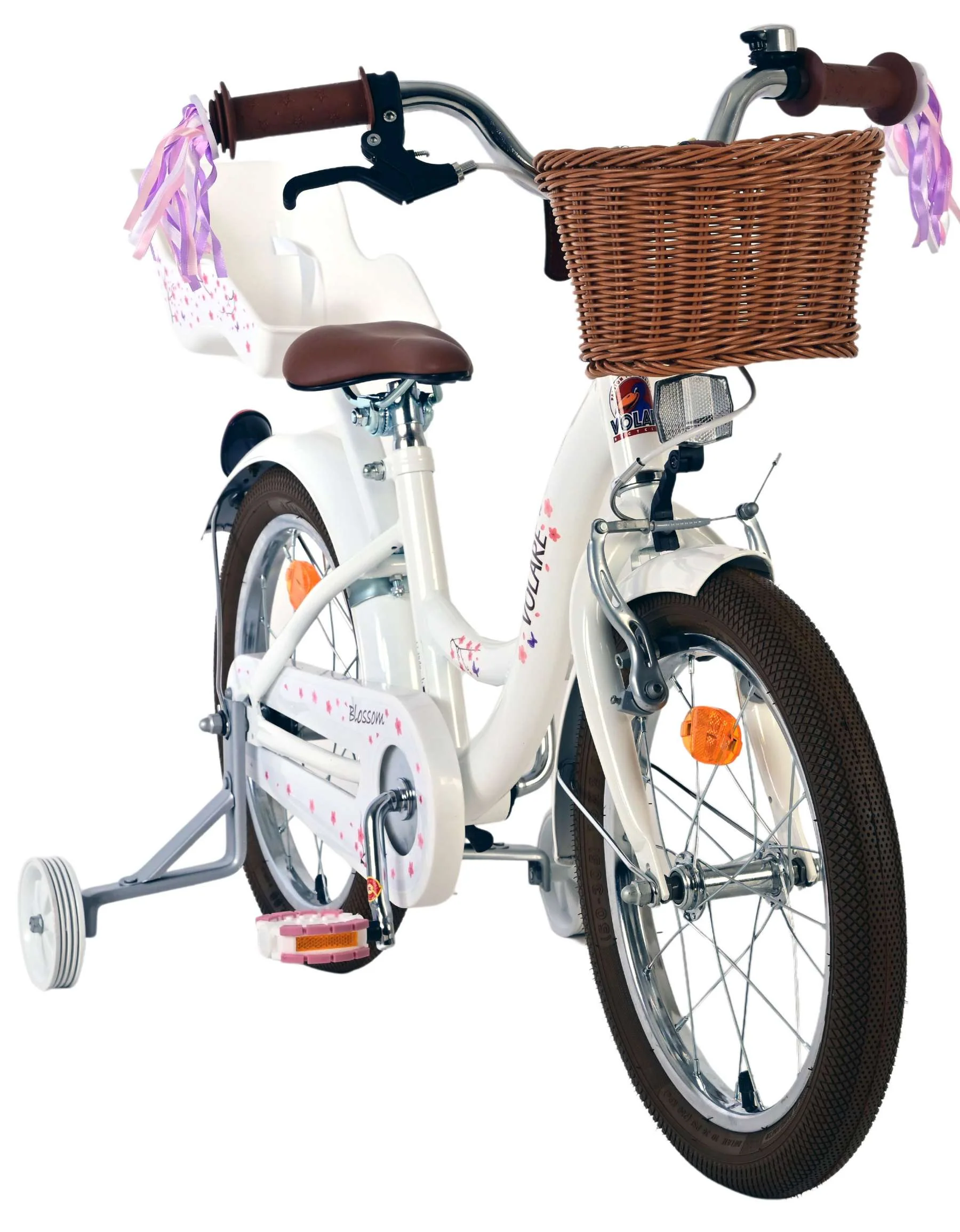 Volare Blossom Kinderfiets - Meisjes - 16 inch - Wit OUTLET - Image 5