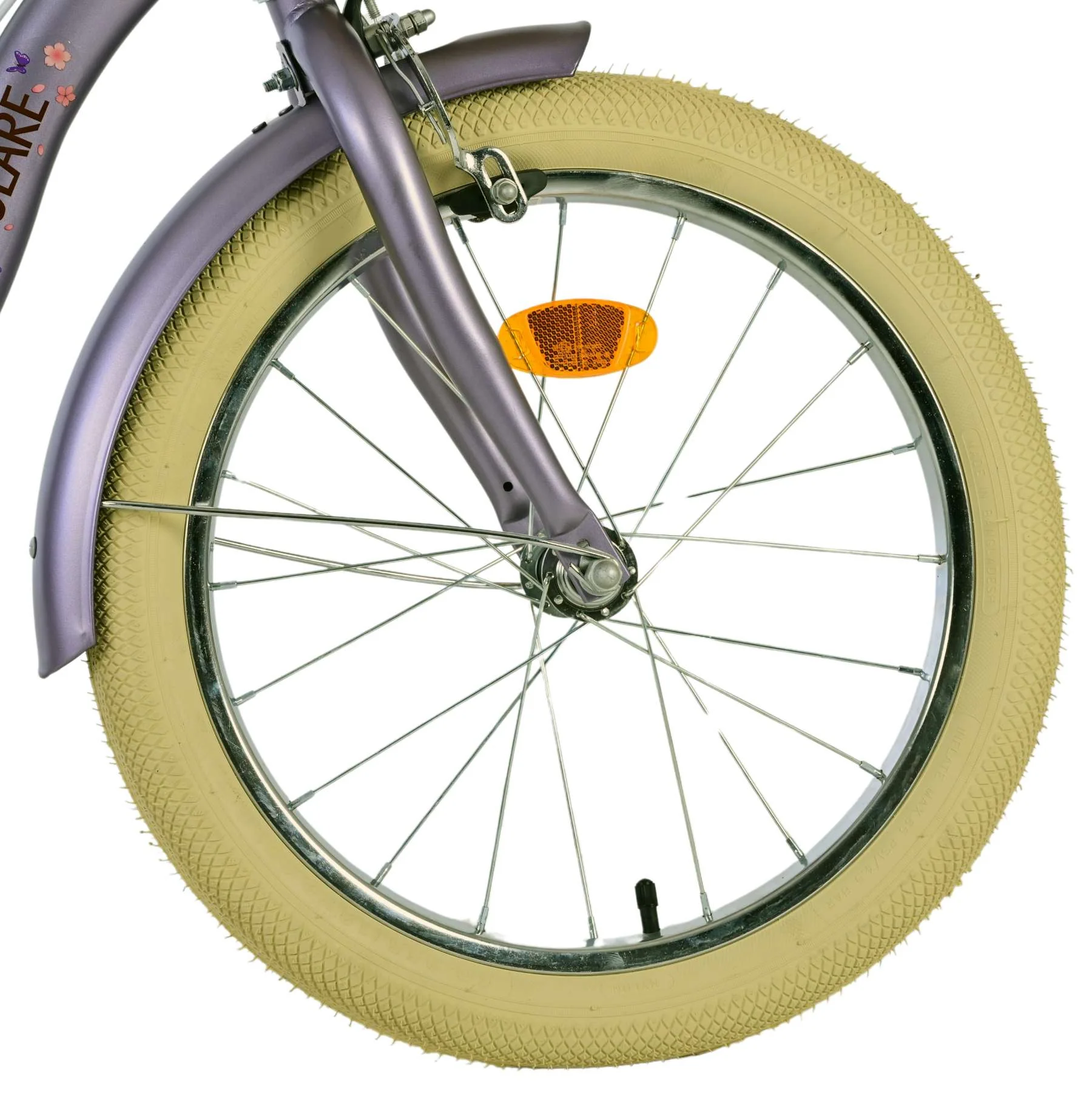 Volare Blossom Kinderfiets - Meisjes - 18 inch - Paars - Twee Handremmen - Image 3