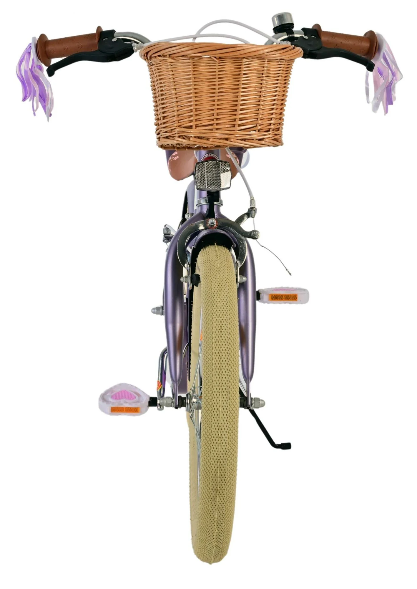 Volare Blossom Kinderfiets - Meisjes - 18 inch - Paars - Twee Handremmen - Image 5