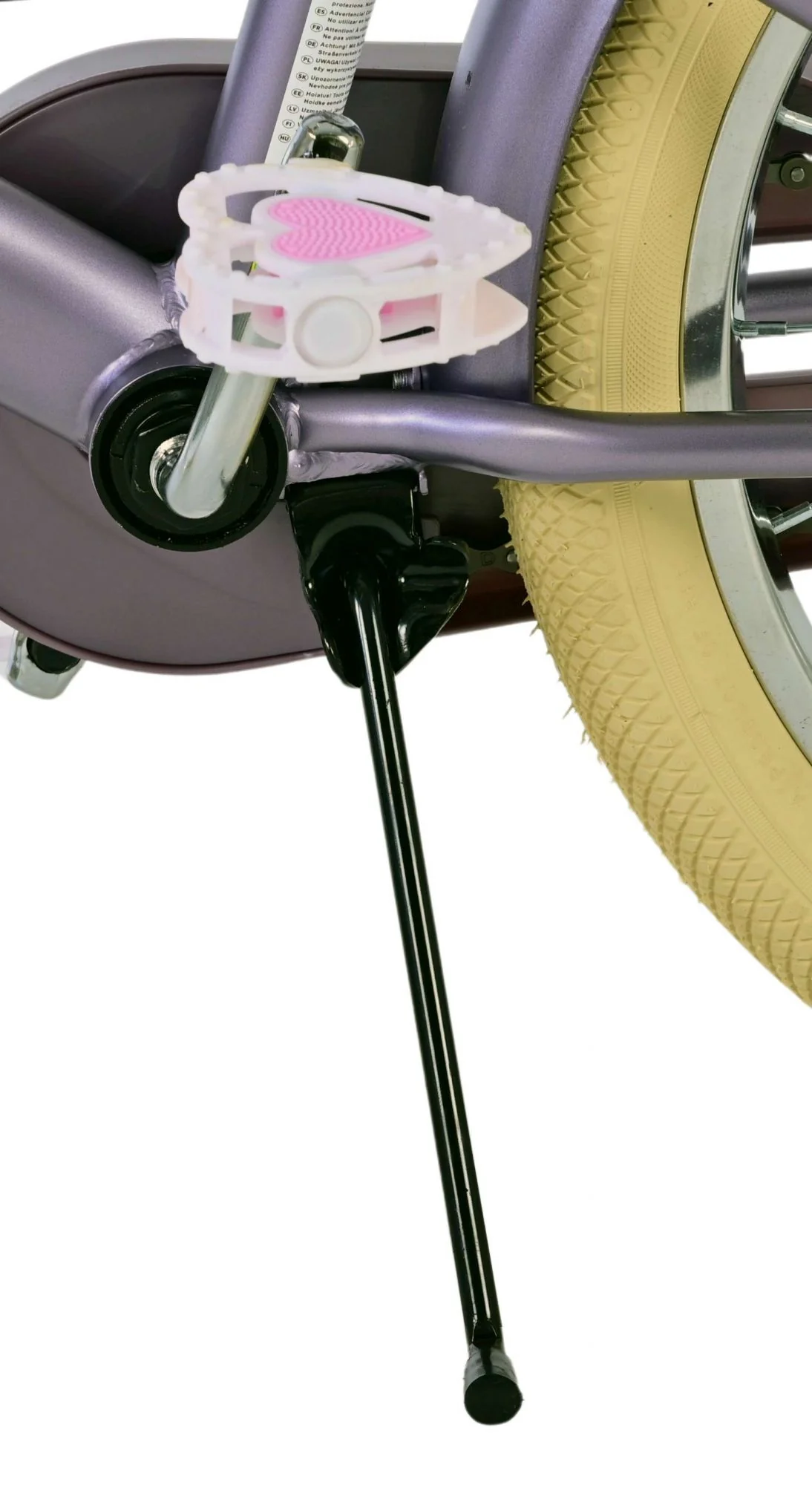 Volare Blossom Kinderfiets - Meisjes - 18 inch - Paars - Twee Handremmen OUTLET - Image 8