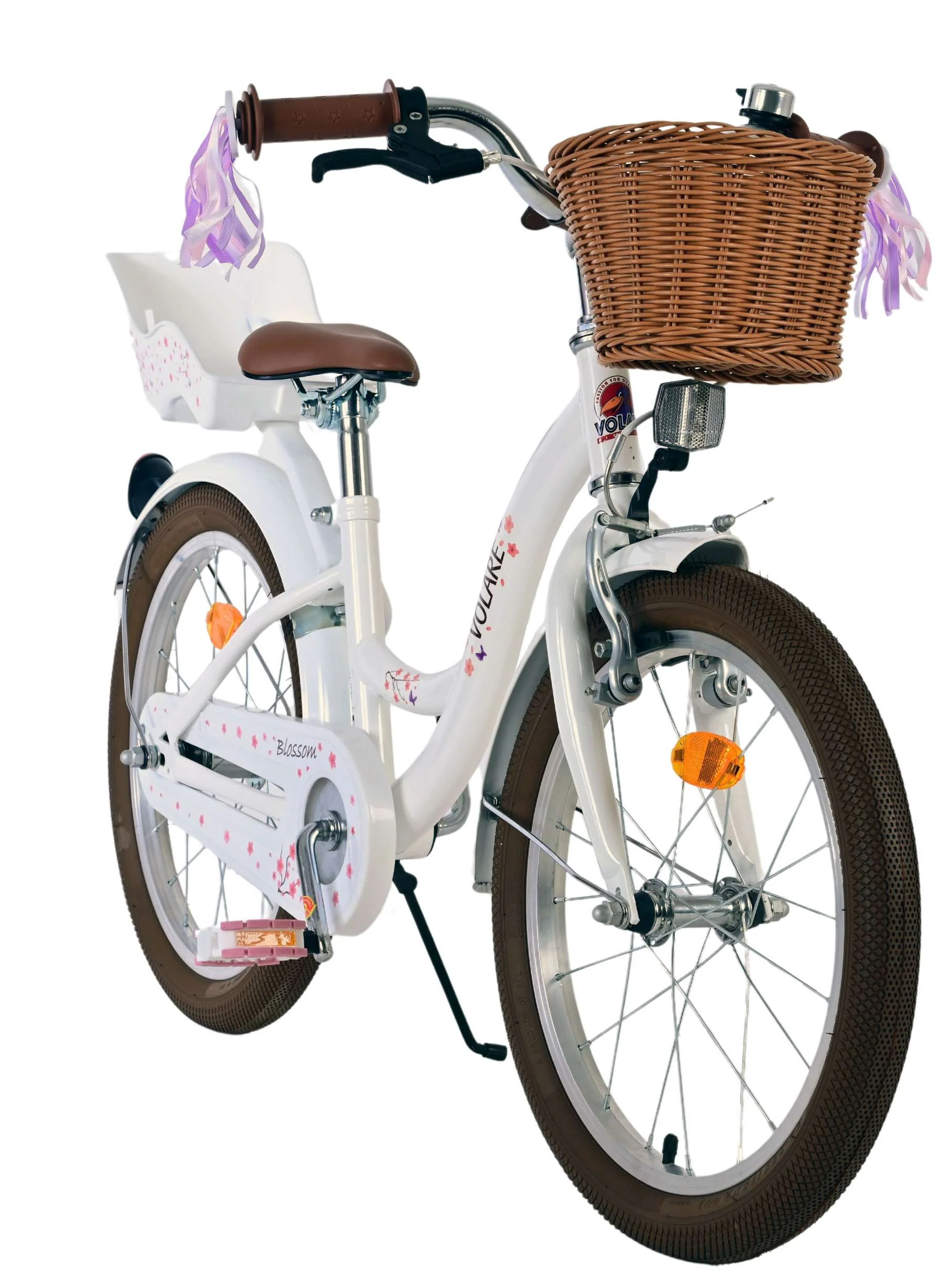 Volare Blossom Kinderfiets - Meisjes - 18 inch - Wit - Image 6