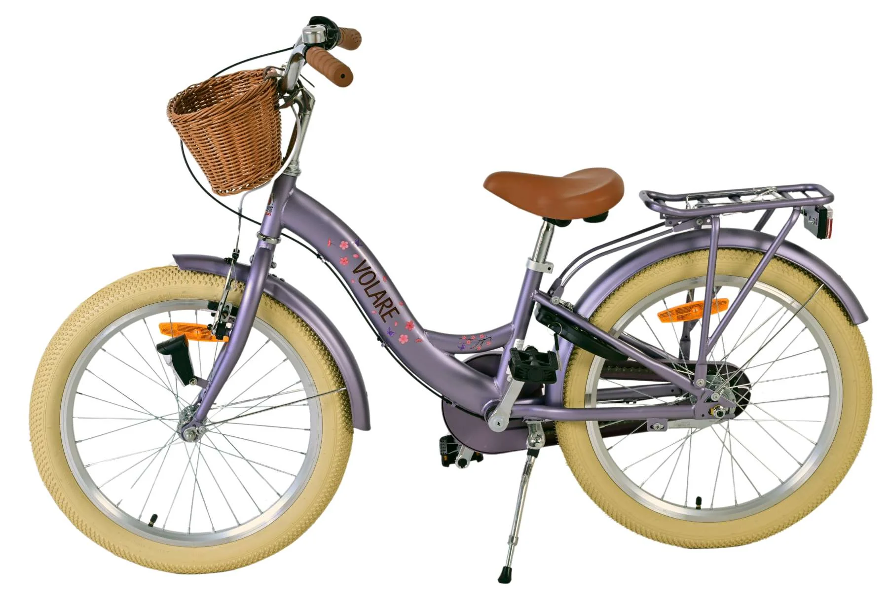 Volare Blossom Kinderfiets - Meisjes - 20 inch - Paars - Nexus 3 versnellingen - Image 8