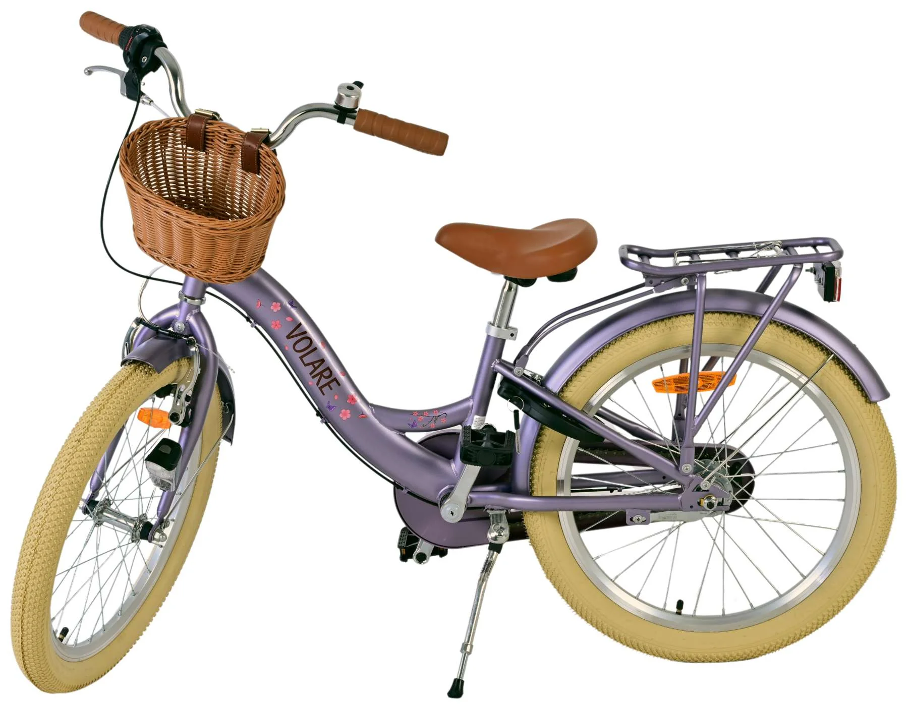 Volare Blossom Kinderfiets - Meisjes - 20 inch - Paars - Nexus 3 versnellingen - Image 9