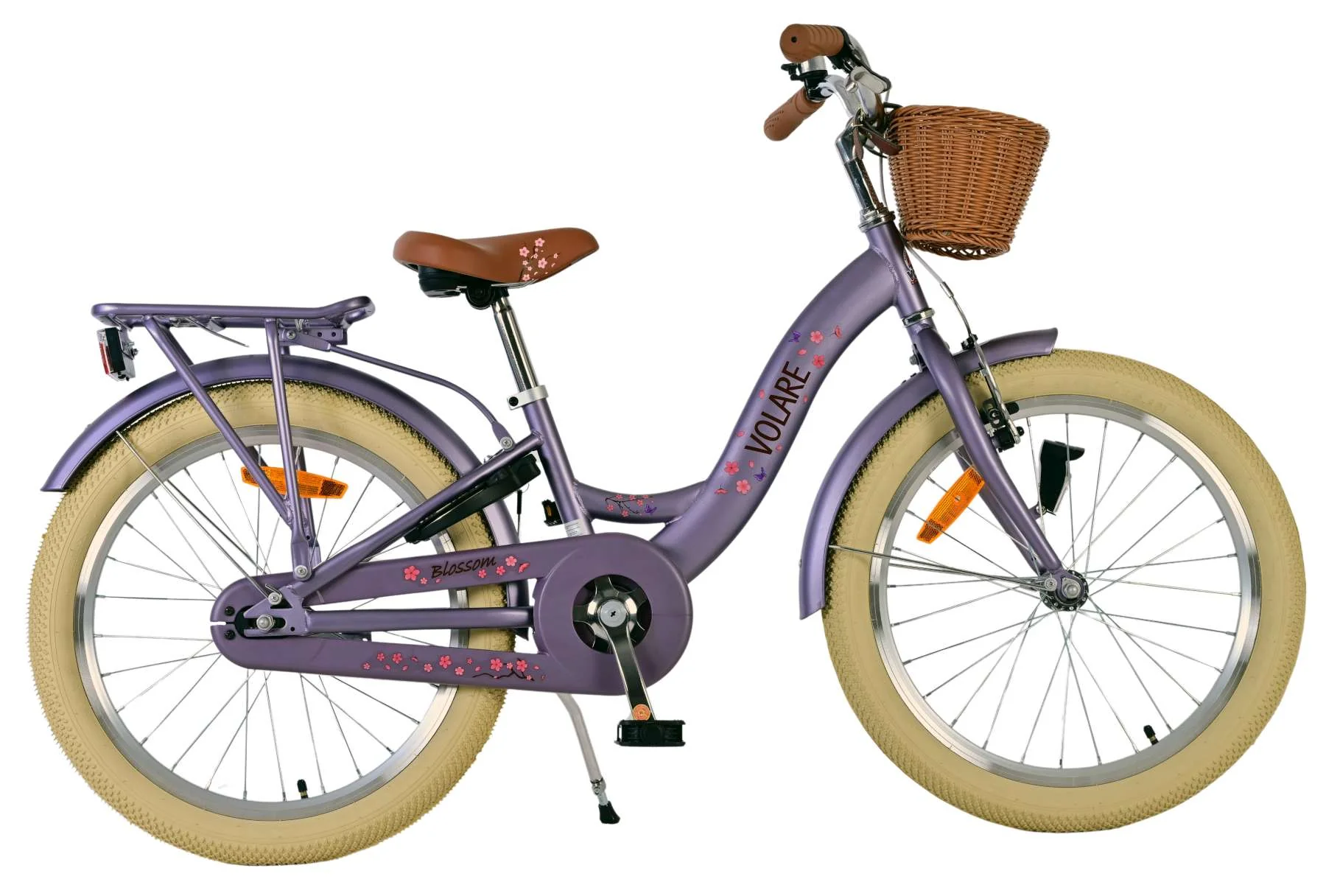 Volare Blossom Kinderfiets - Meisjes - 20 inch - Paars OUTLEt