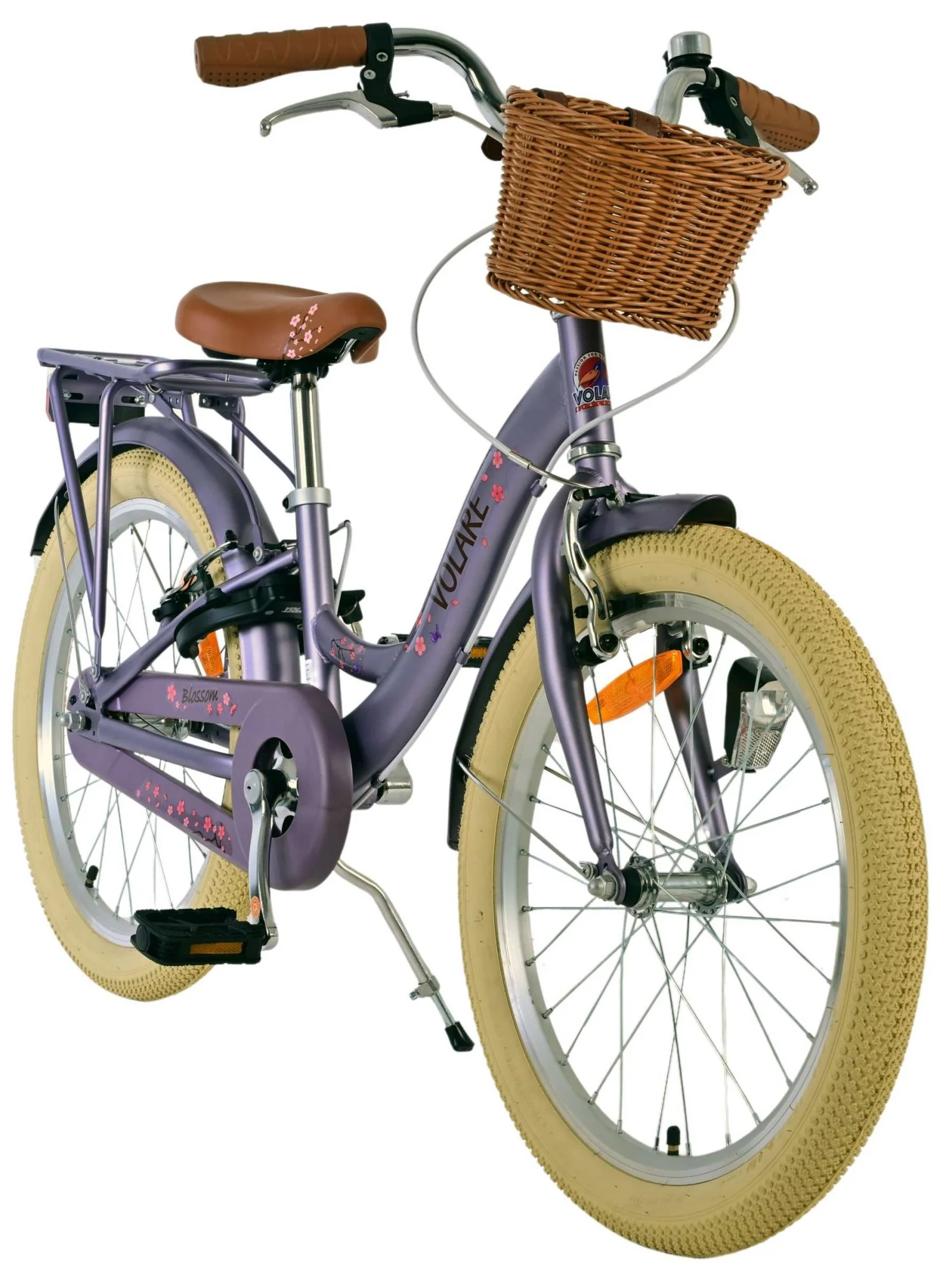 Volare Blossom Kinderfiets - Meisjes - 20 inch - Paars - Twee handremmen - Image 5