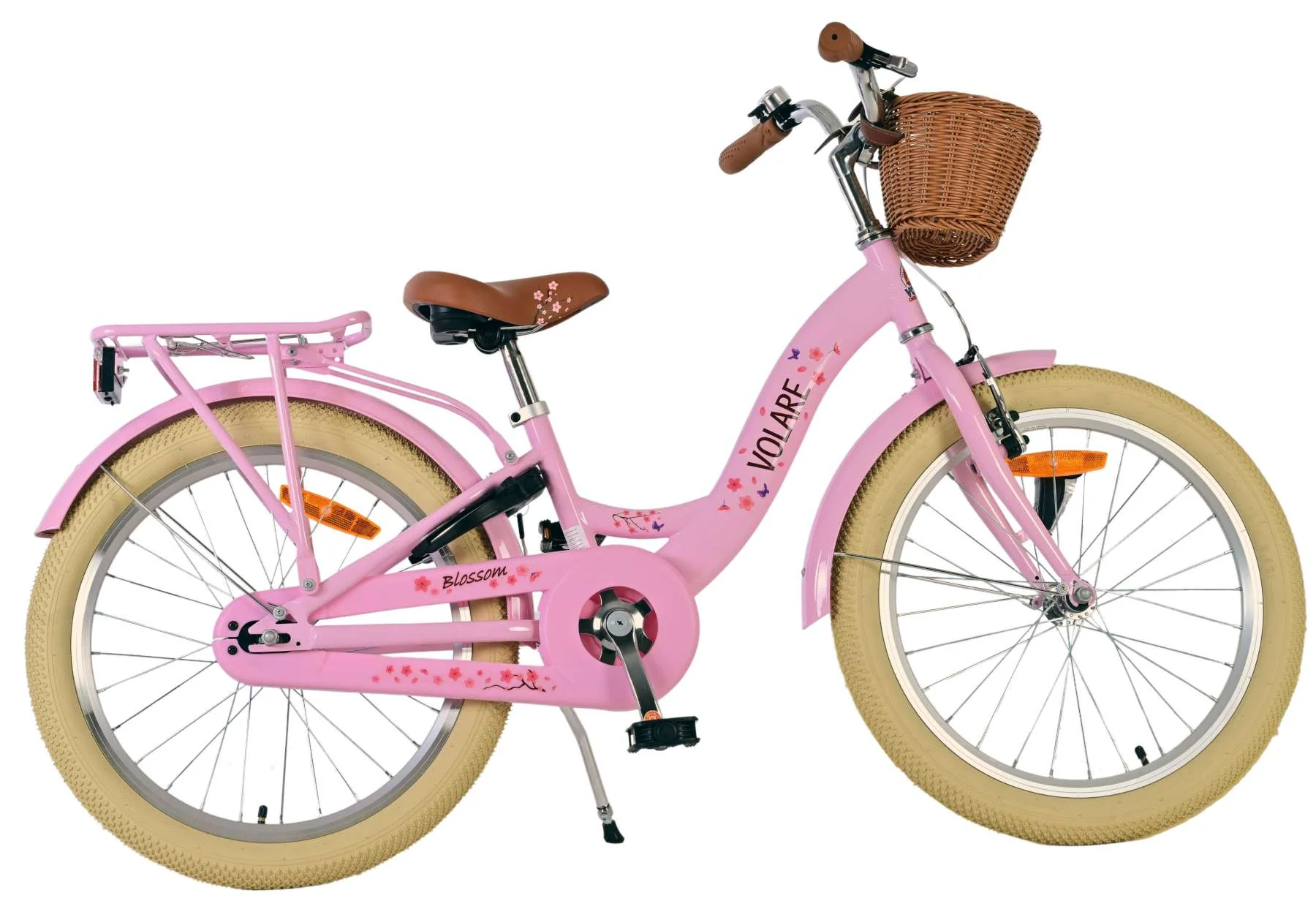 Volare Blossom Kinderfiets - Meisjes - 20 inch - Roze OUTLET
