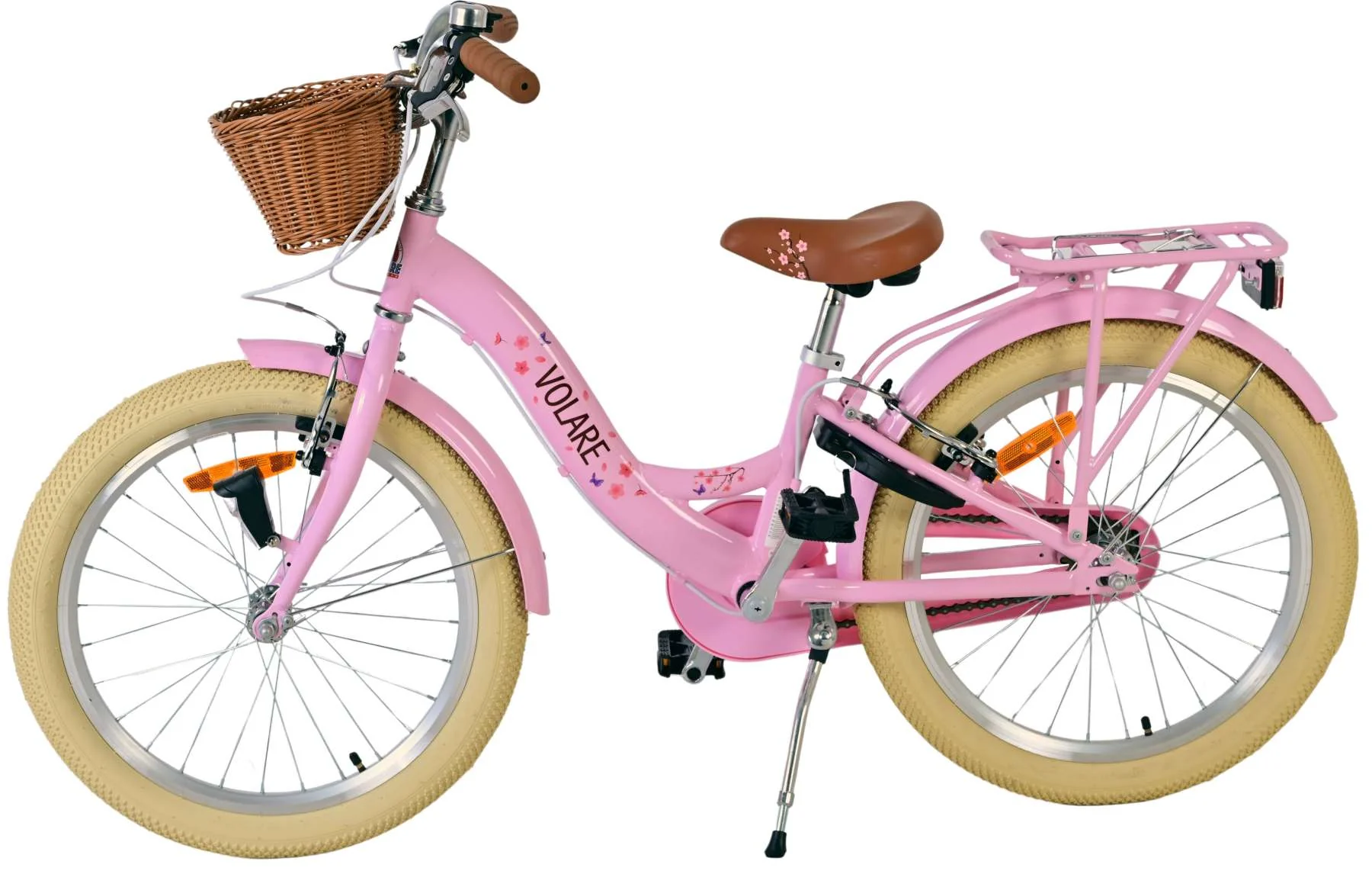 Volare Blossom Kinderfiets - Meisjes - 20 inch - Roze - Twee handremmen - Image 8