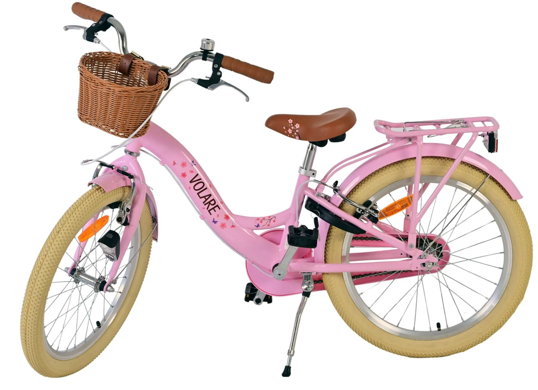 Volare Blossom Kinderfiets - Meisjes - 20 inch - Roze - Twee handremmen - Image 9