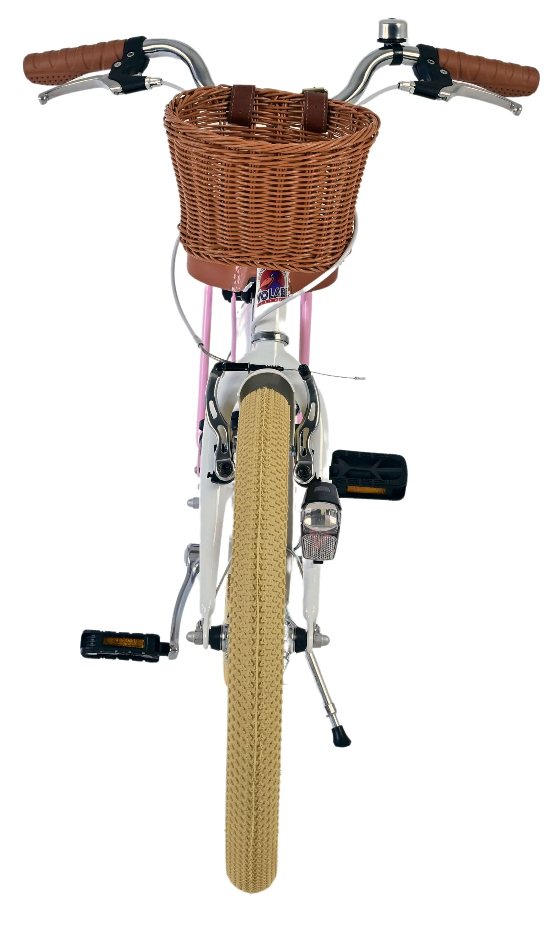 Volare Blossom Kinderfiets - Meisjes - 20 inch - Wit - Twee handremmen - Image 6