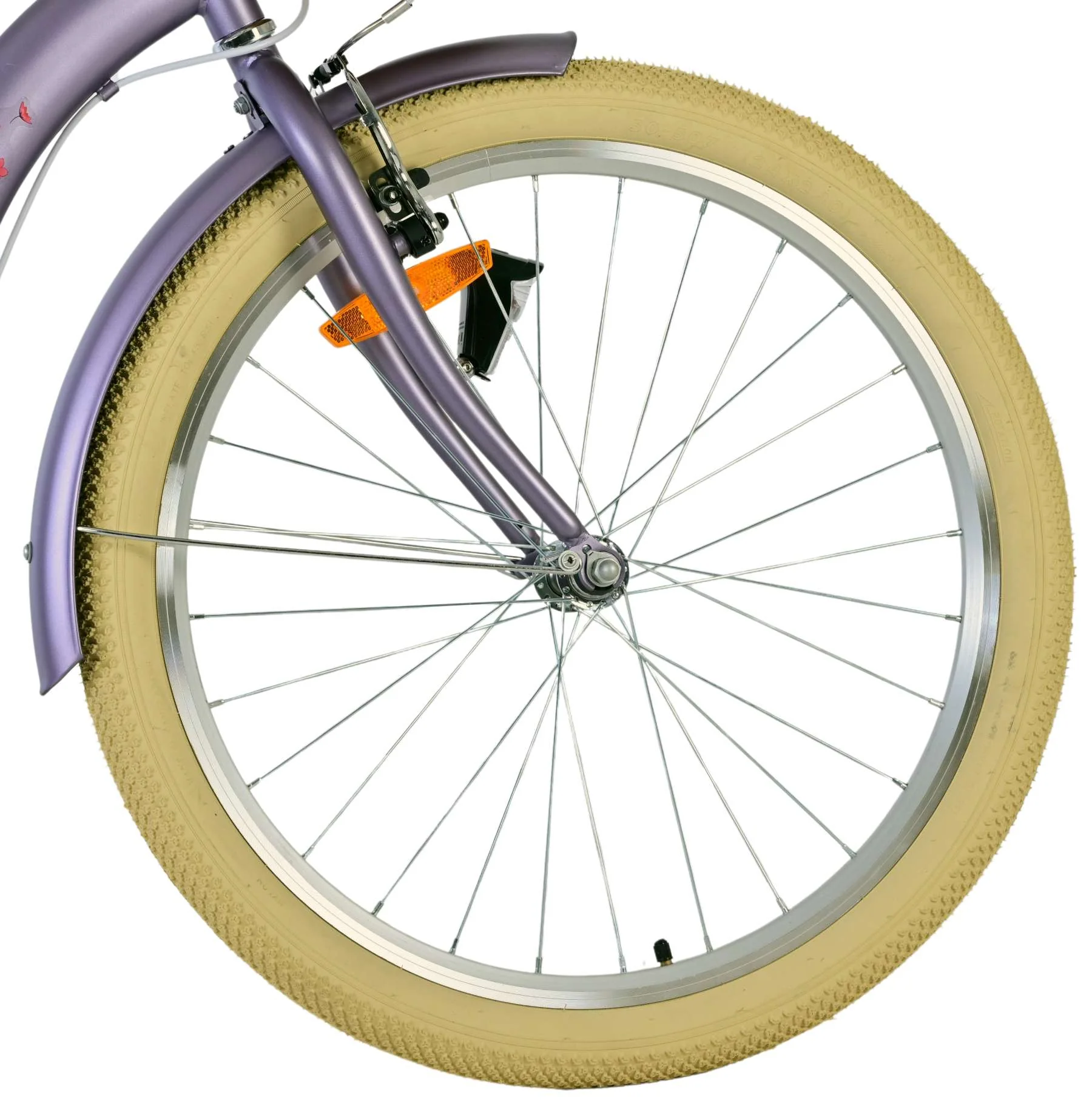 Volare Blossom Kinderfiets - Meisjes - 24 inch - Paars - Twee handremmen - Image 3