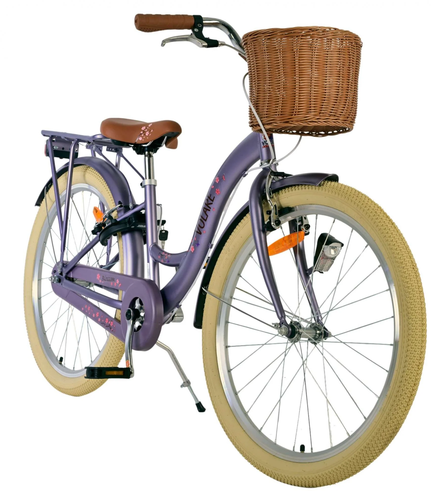 Volare Blossom Kinderfiets - Meisjes - 24 inch - Paars - Twee handremmen - Image 5