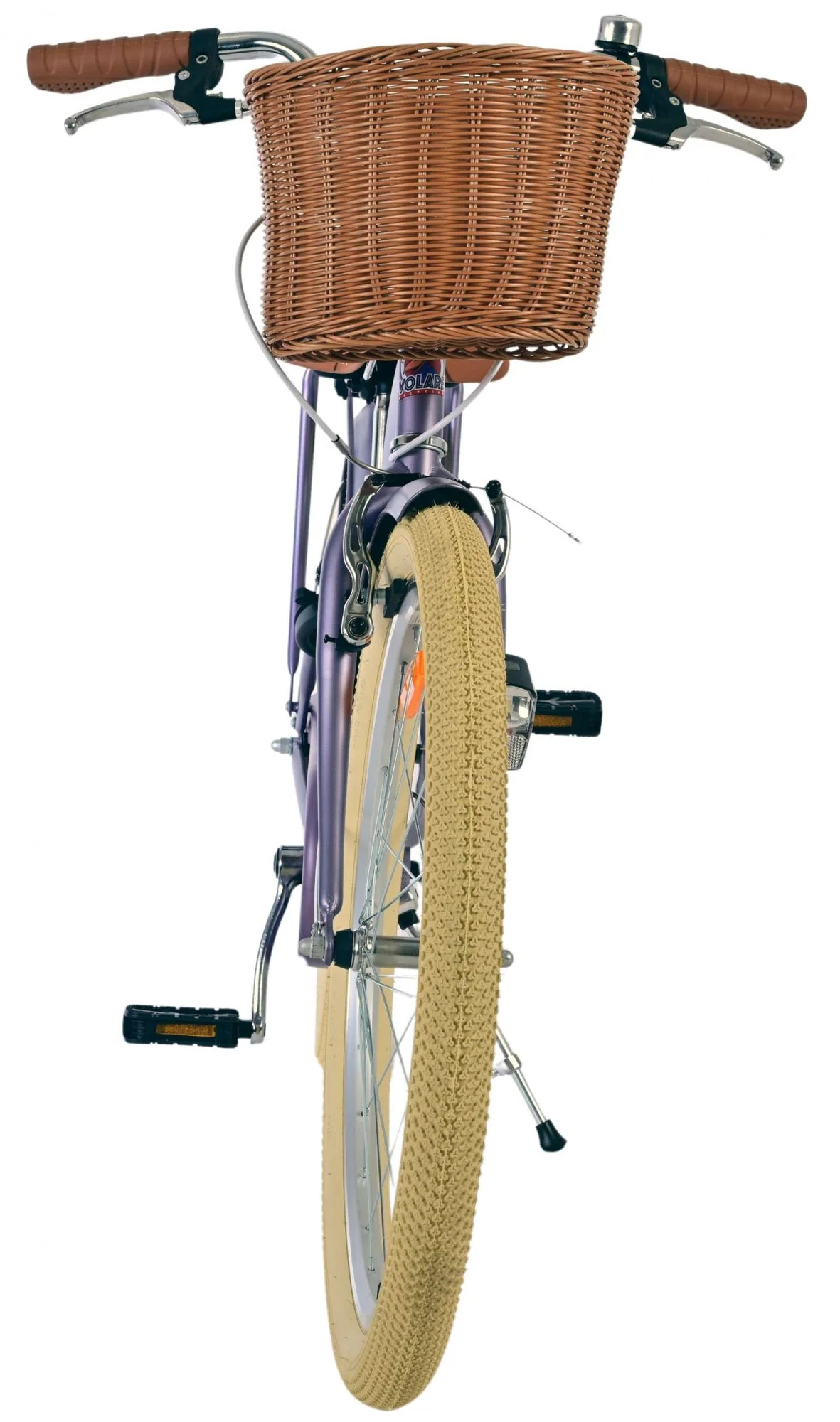 Volare Blossom Kinderfiets - Meisjes - 24 inch - Paars - Twee handremmen - Image 6