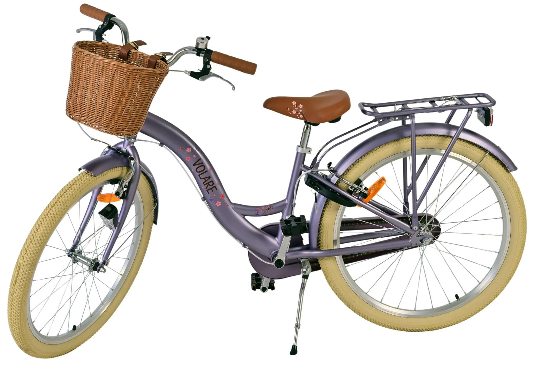 Volare Blossom Kinderfiets - Meisjes - 24 inch - Paars - Twee handremmen - Image 8