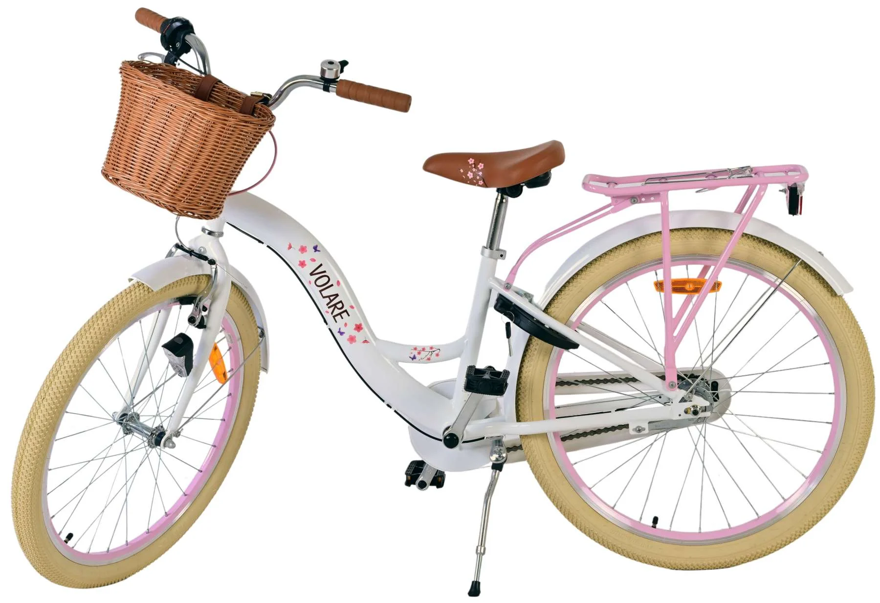 Volare Blossom Kinderfiets - Meisjes - 24 inch - Wit - 3 Versnellingen - Image 10