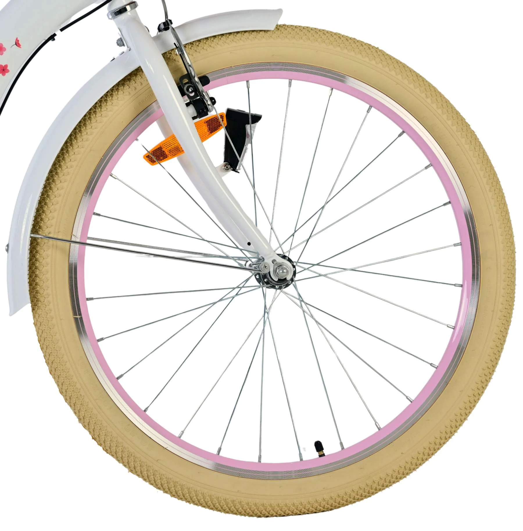 Volare Blossom Kinderfiets - Meisjes - 24 inch - Wit - 3 Versnellingen - Image 3