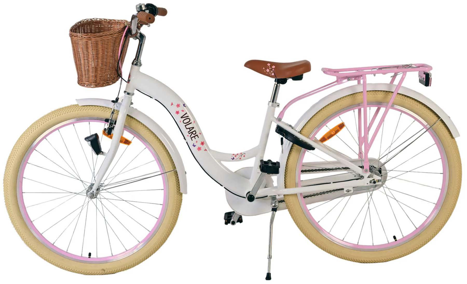 Volare Blossom Kinderfiets - Meisjes - 26 inch - Wit - Nexus 3 versnellingen - Image 10
